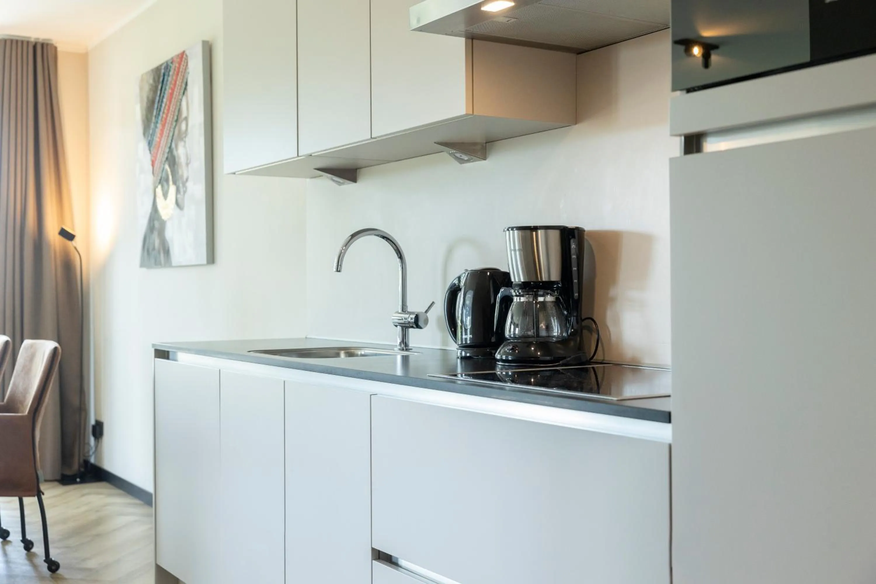 kitchen in Astenblick Apartments Winterberg with sauna