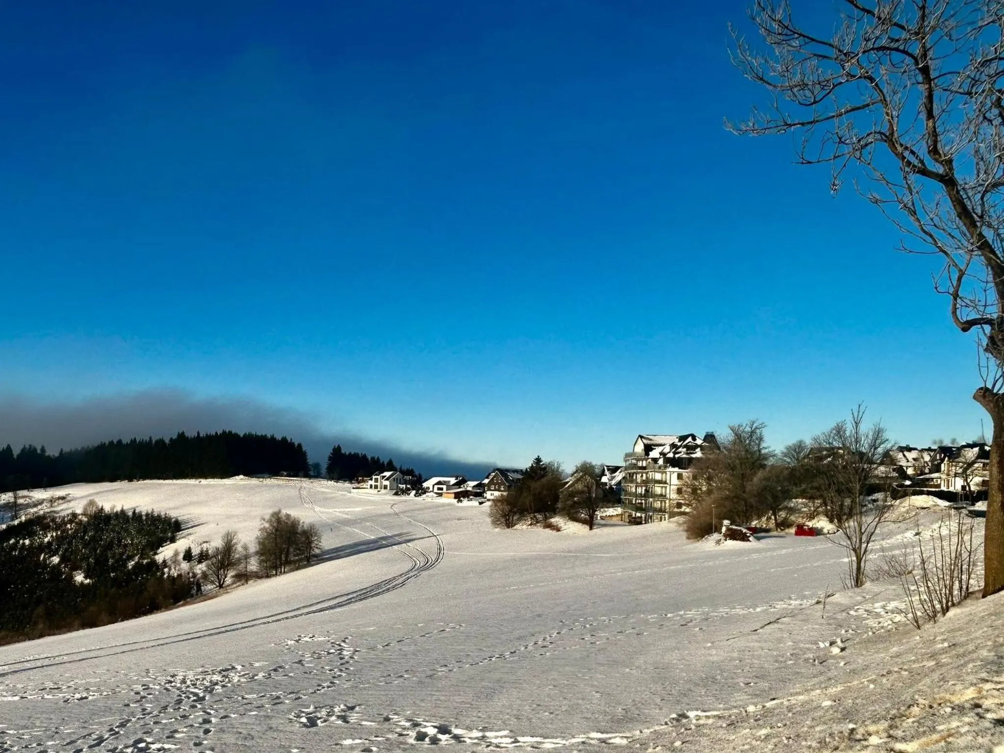 Property building in Astenblick Apartments Winterberg with sauna