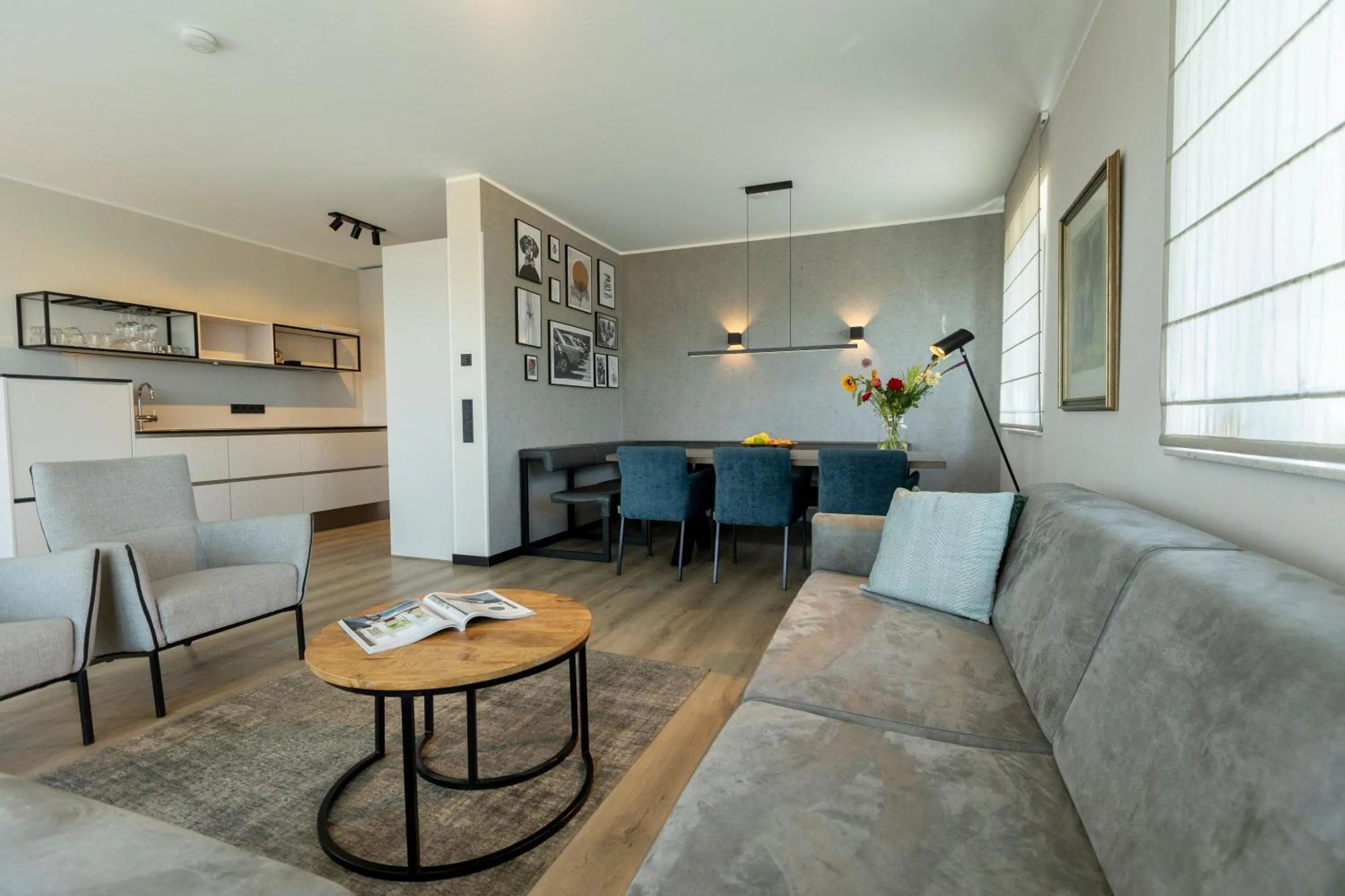 Seating area in Astenblick Apartments Winterberg with sauna