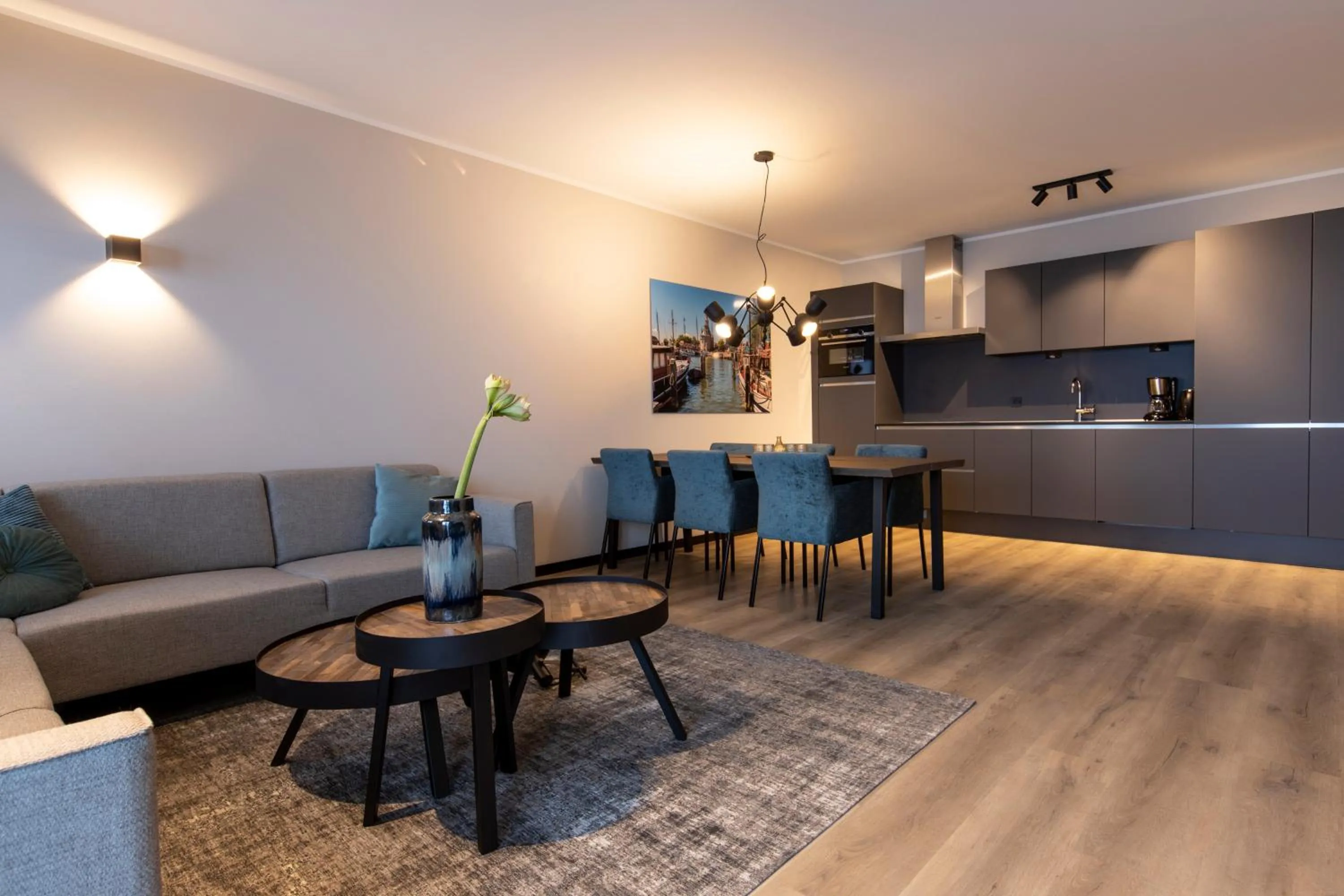 Seating area in Astenblick Apartments Winterberg with sauna