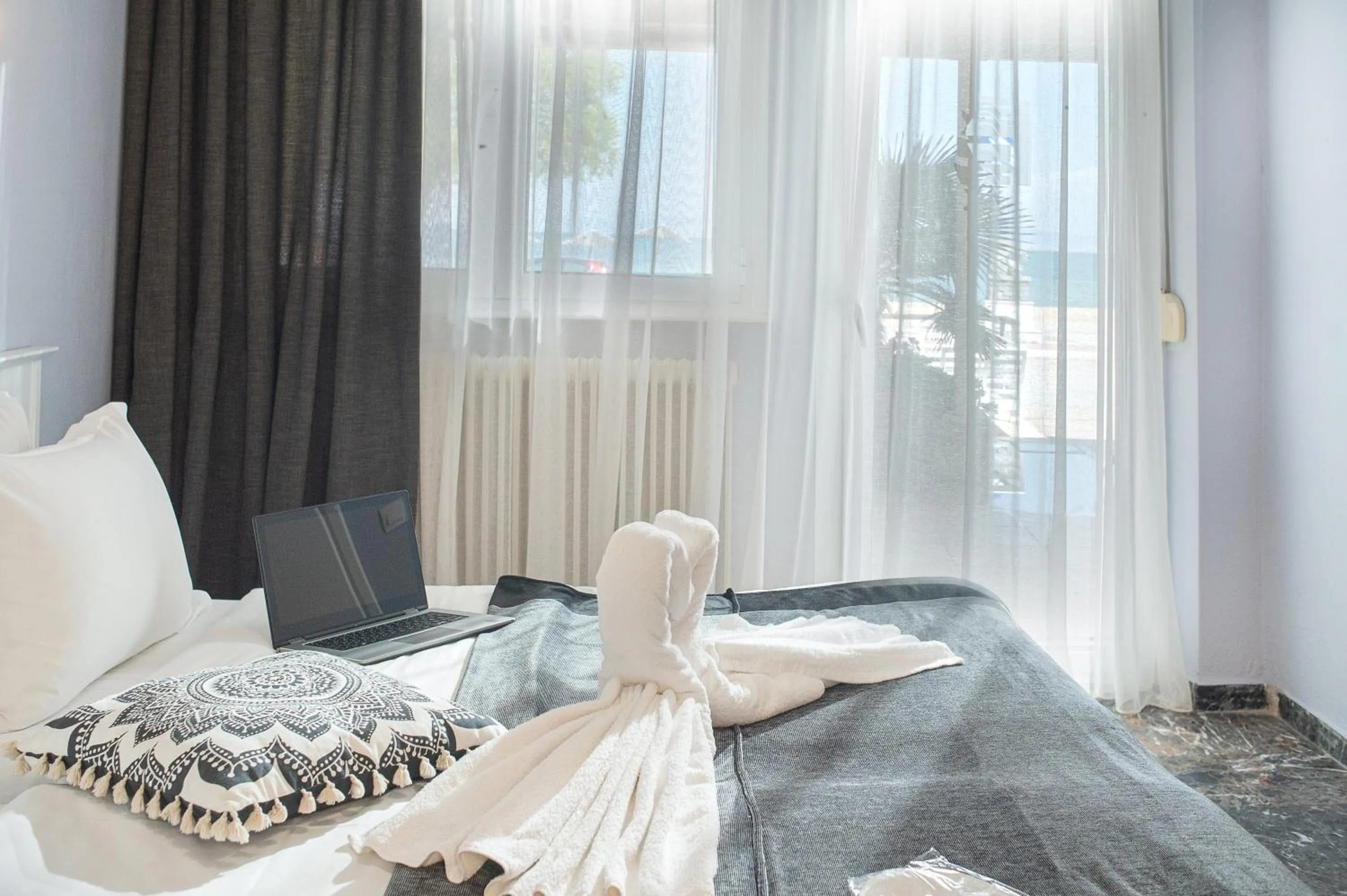 Bed in Hotel Pithari