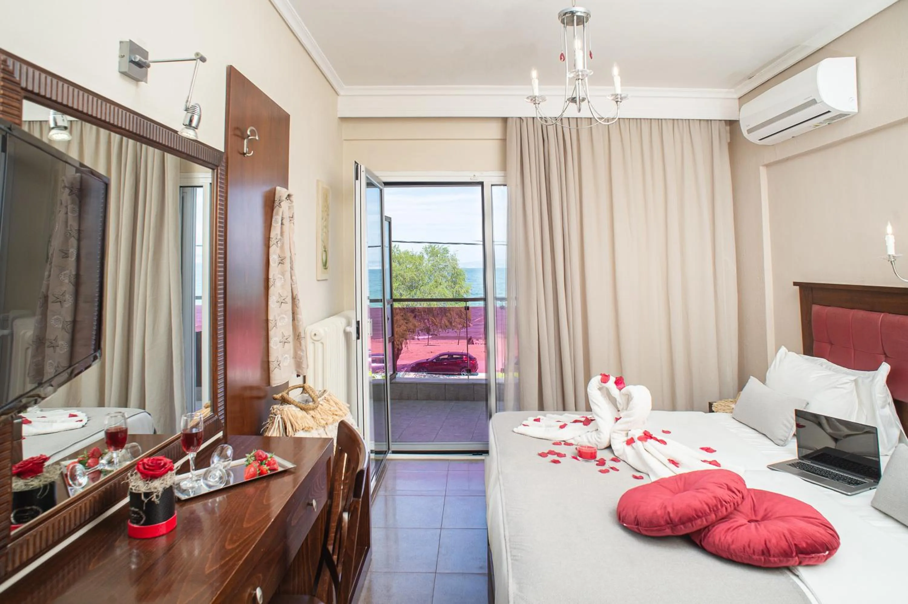 Bed in Hotel Pithari