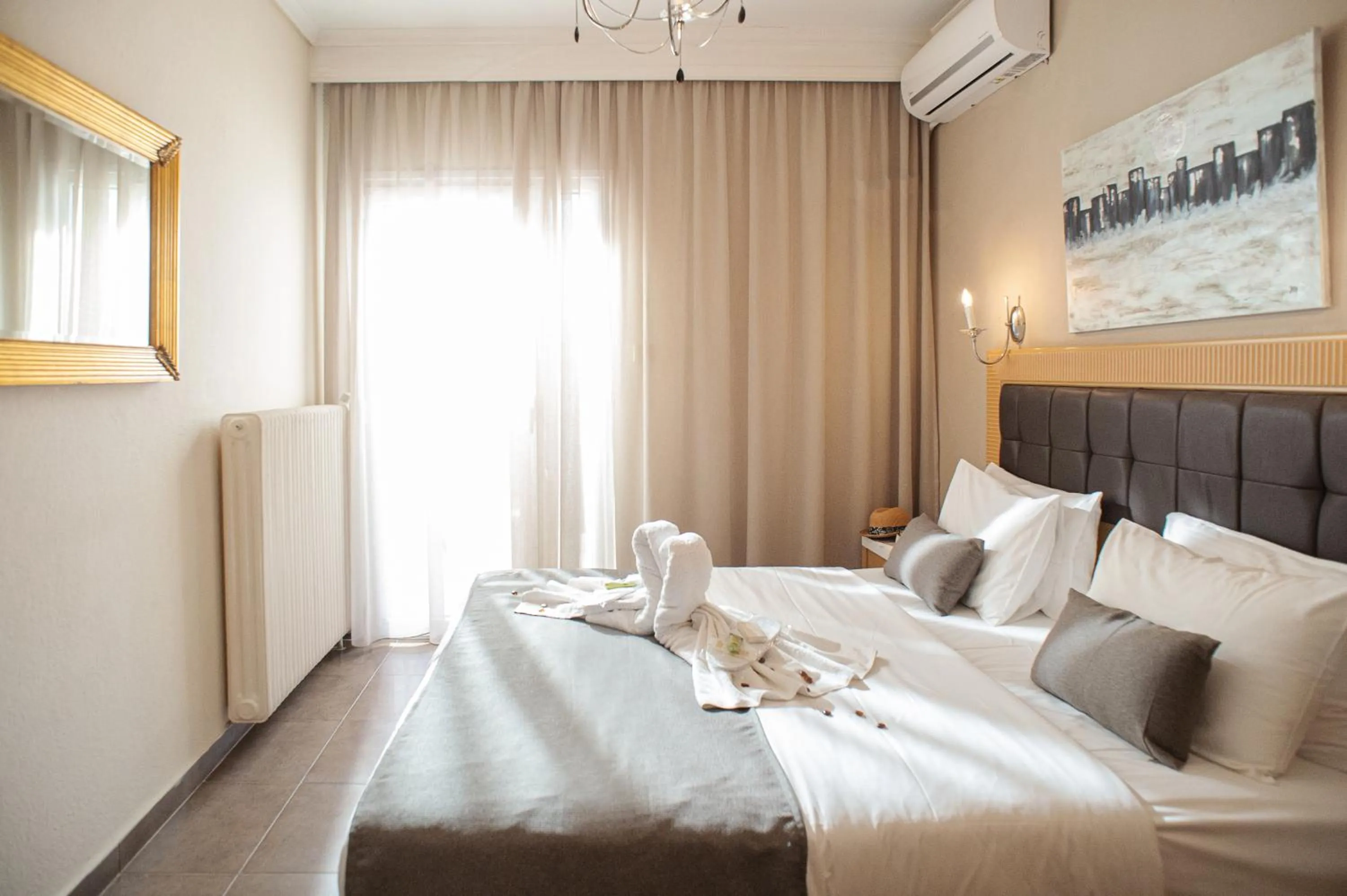 Bed in Hotel Pithari