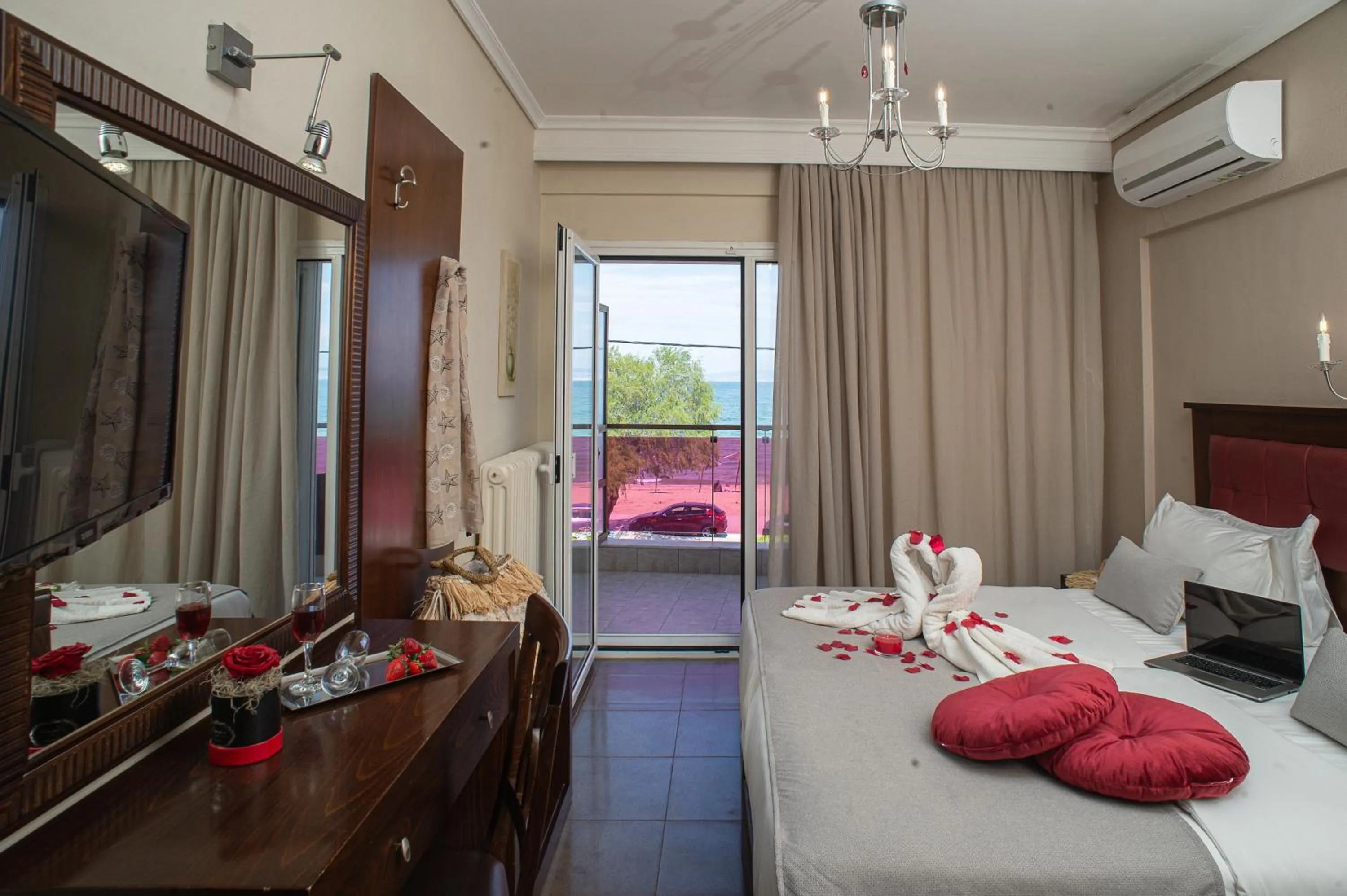 Bed in Hotel Pithari