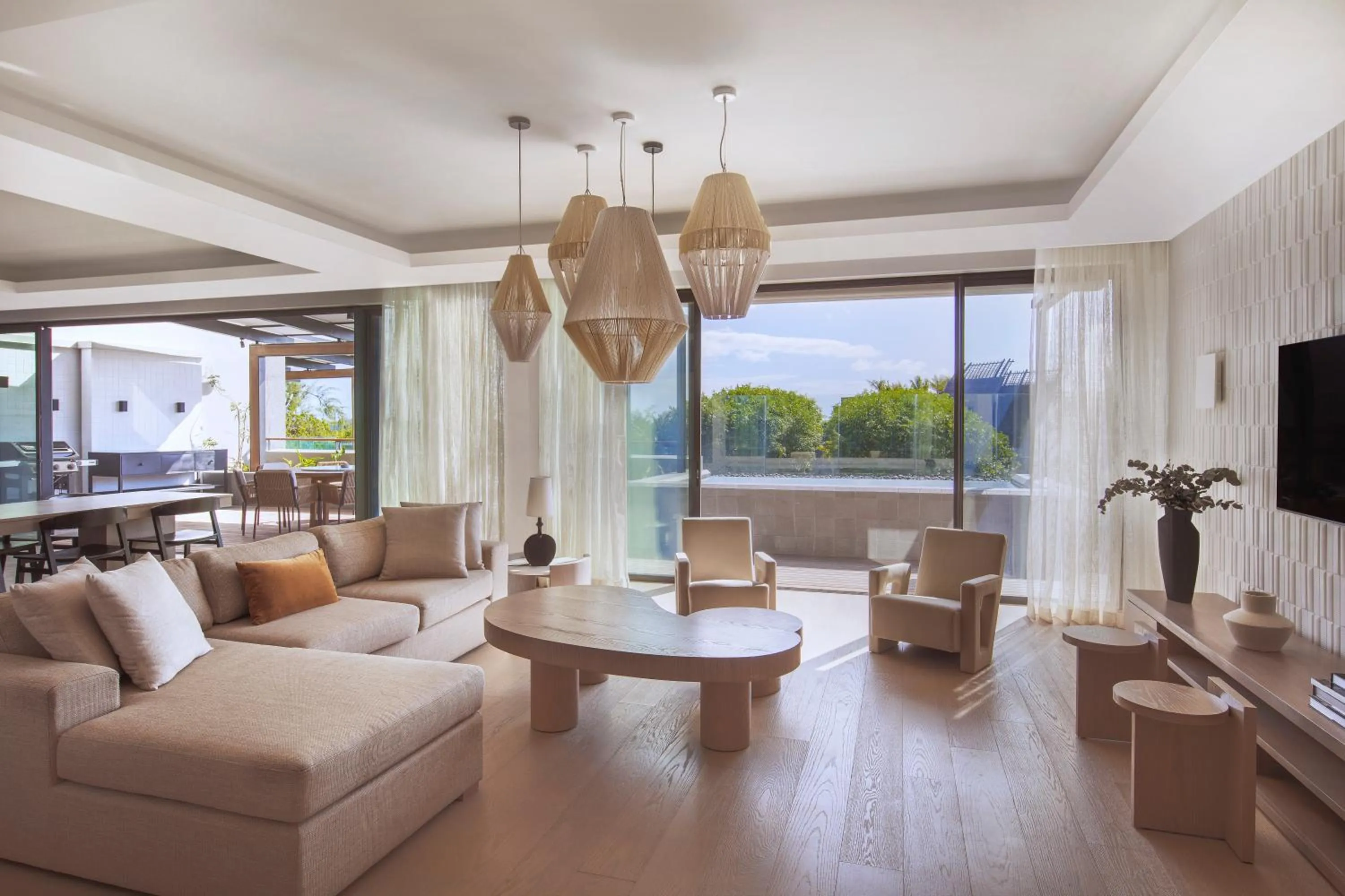 Living room in LUX* Grand Baie Resort & Residences