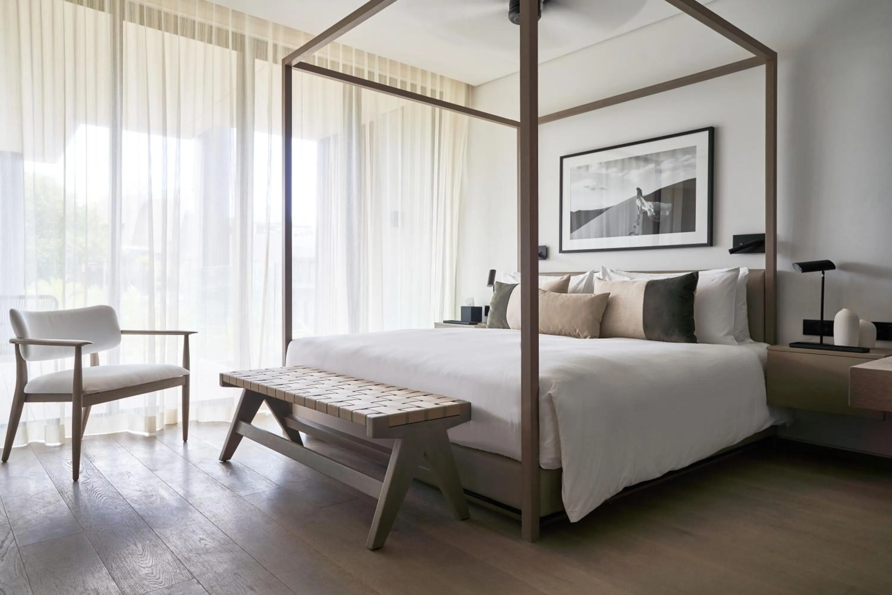 Bed in LUX* Grand Baie Resort & Residences