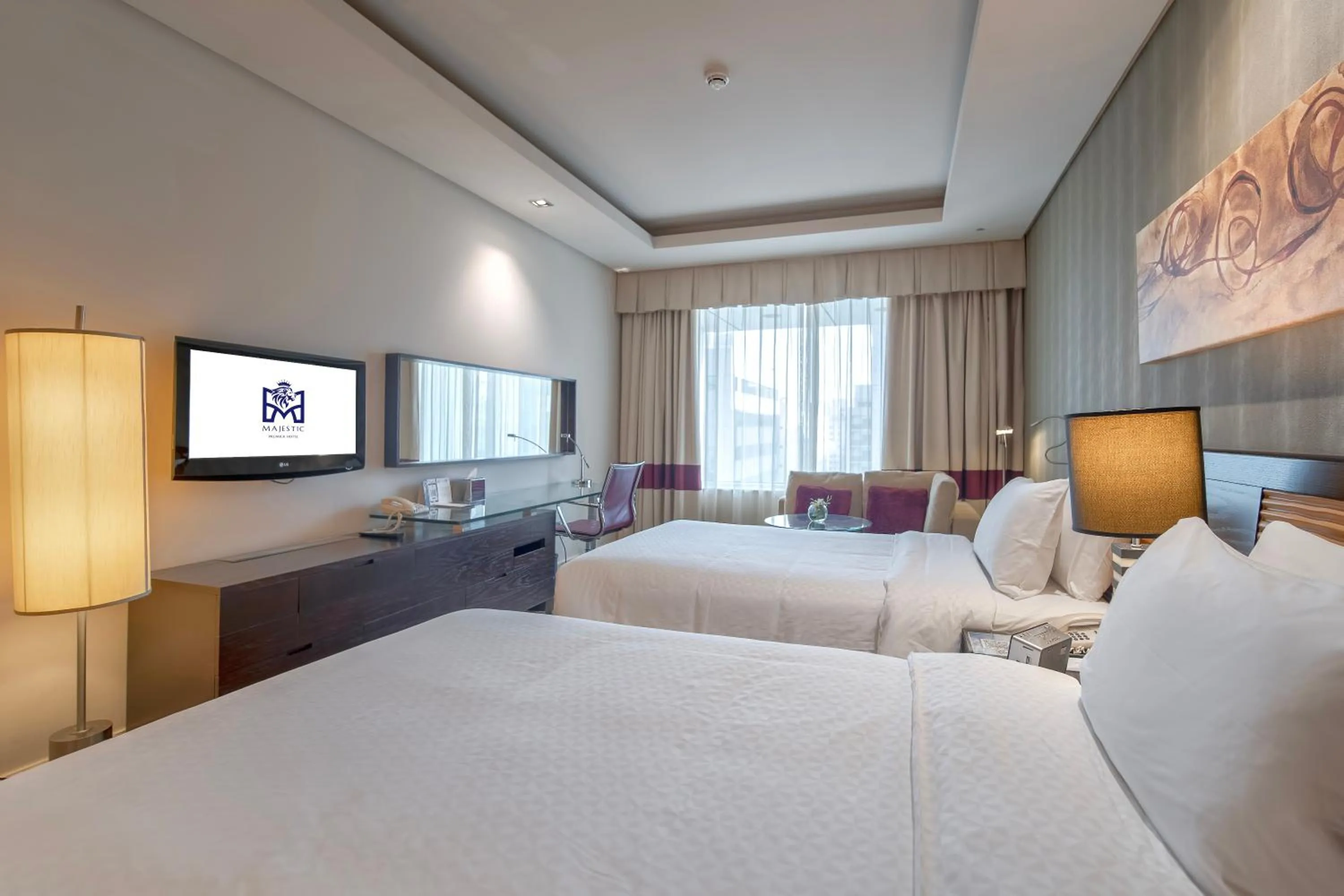 Photo of the whole room, Bed in Majestic Premier Hotel Burdubai