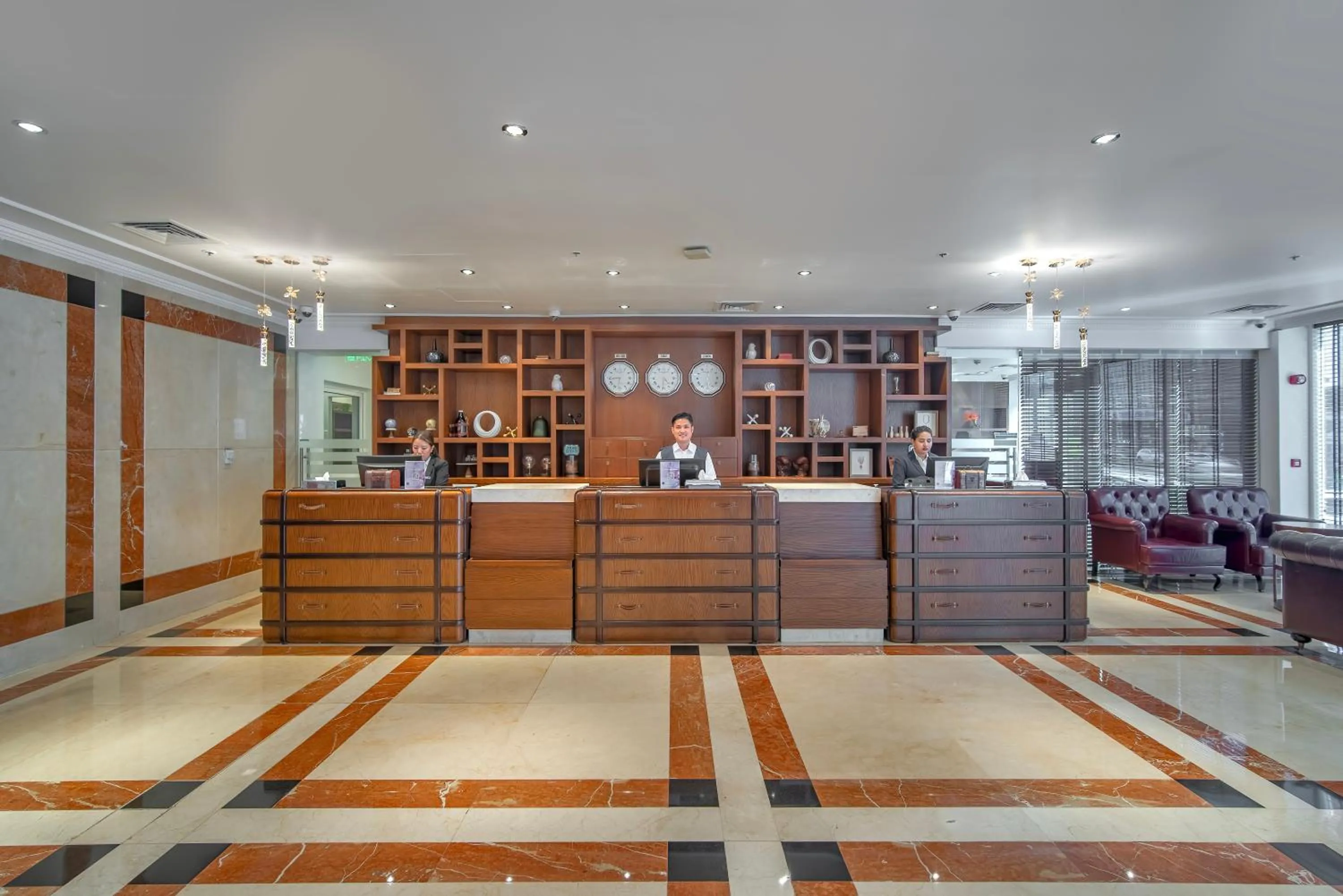 Lobby or reception in Majestic Premier Hotel Burdubai