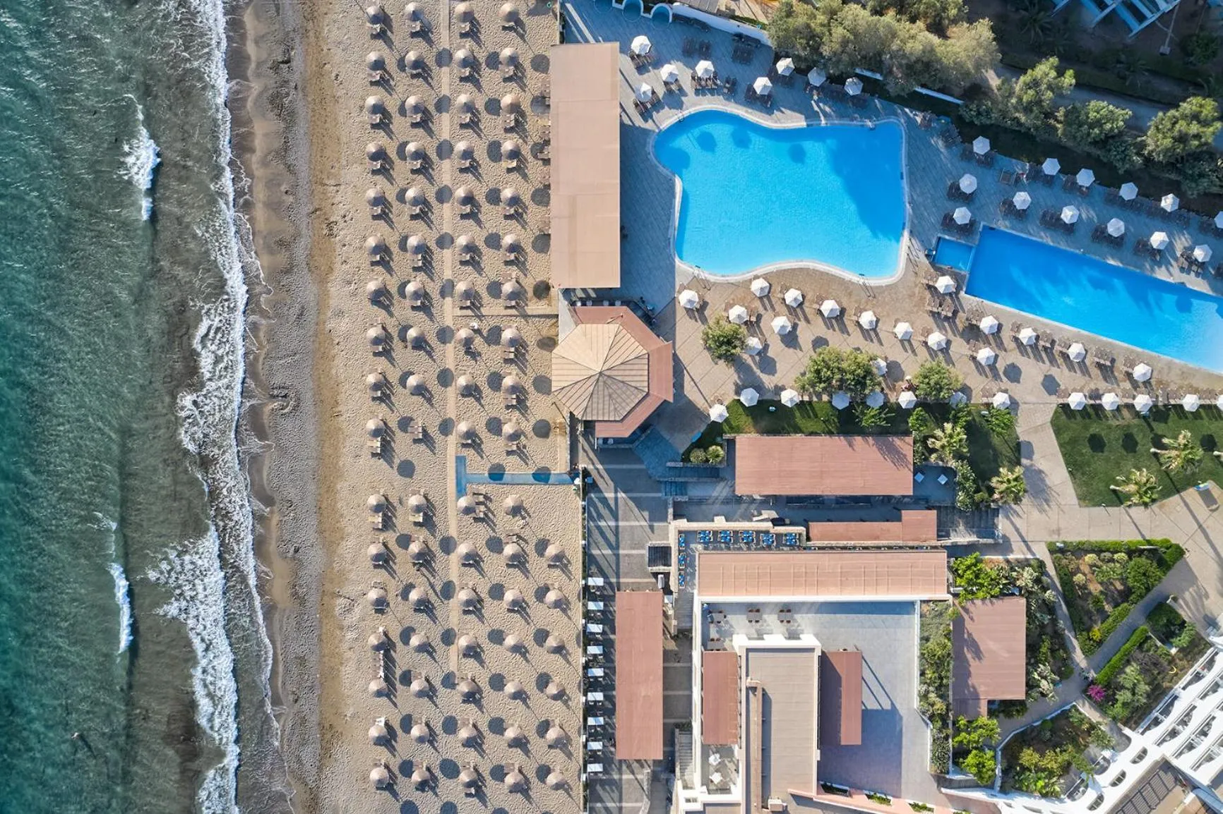 Bird's eye view in Atlantica Akti Zeus Hotel