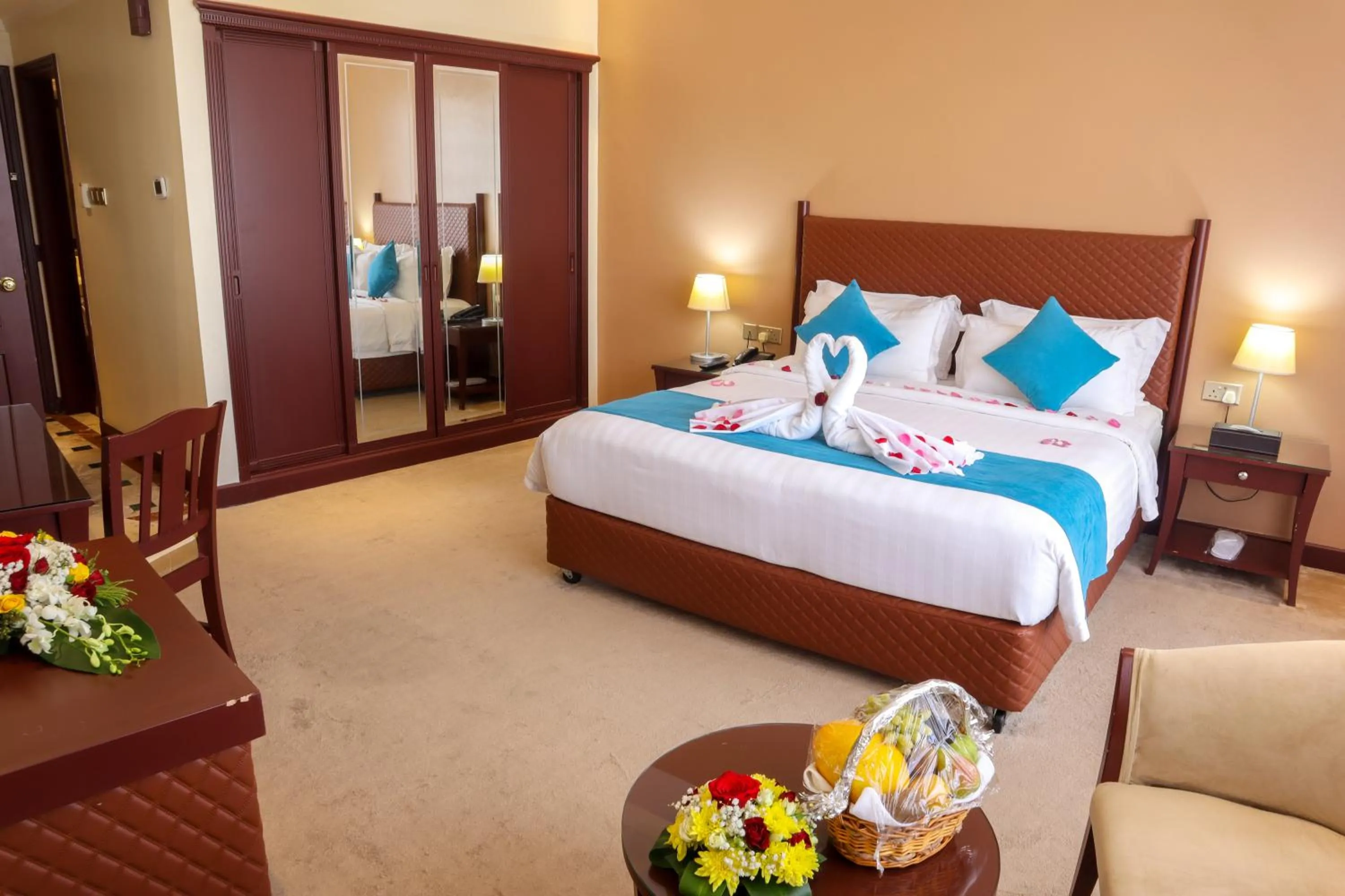 Bed in Happy Days Hotel