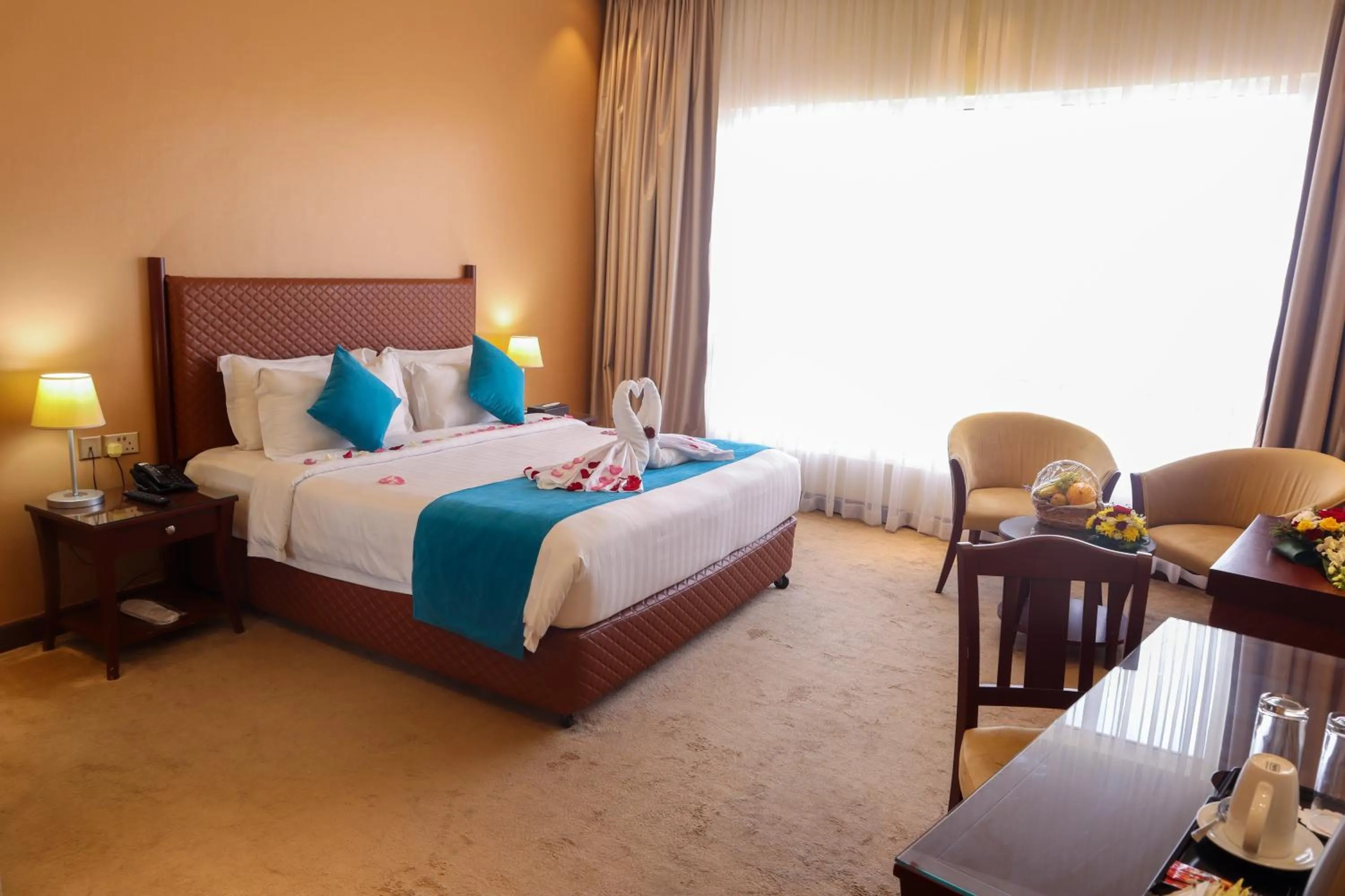 Bed in Happy Days Hotel