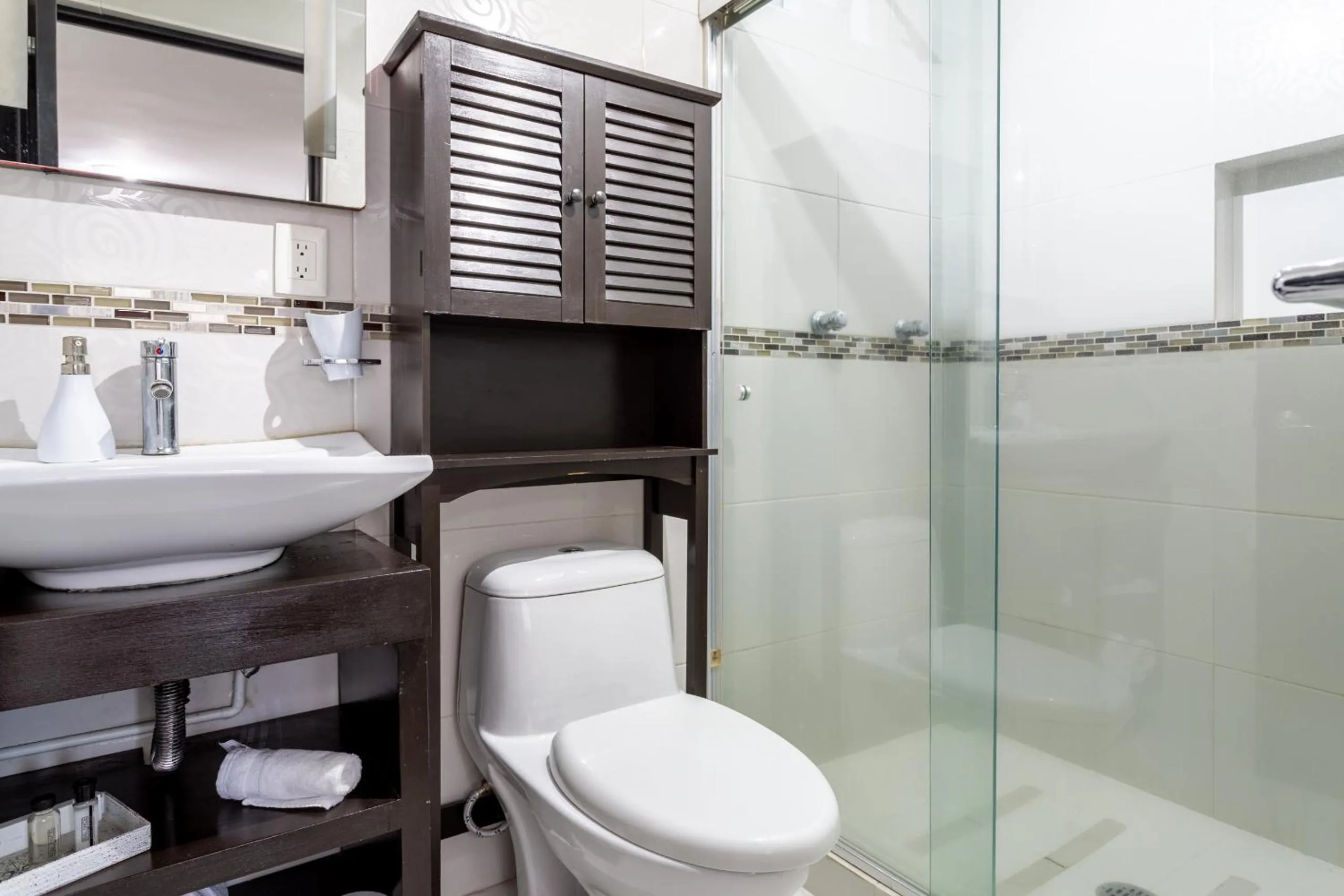 Shower in Suites 259 Condesa