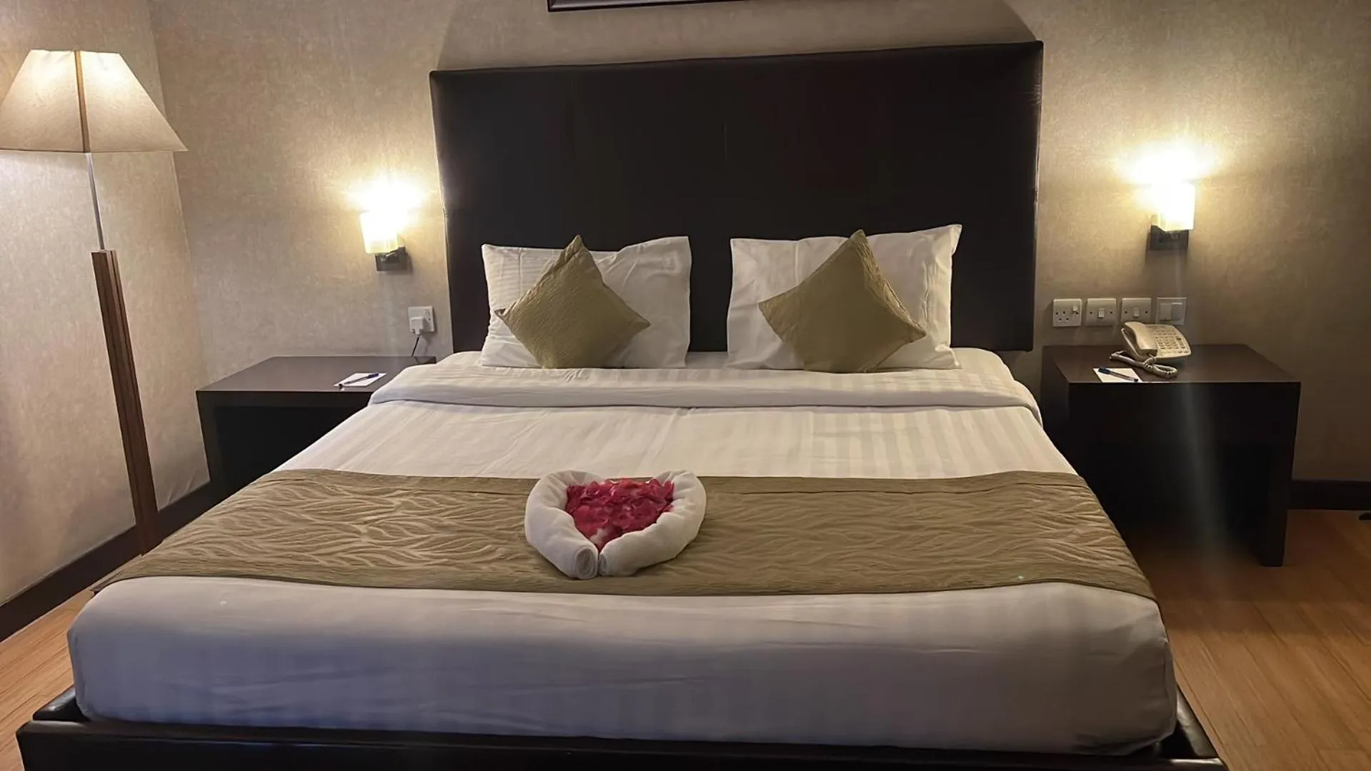 Bed in Tulip Creek Hotel Apartments