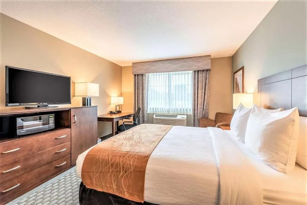 Bed in AmeriVu Inn and Suites - Chisago City