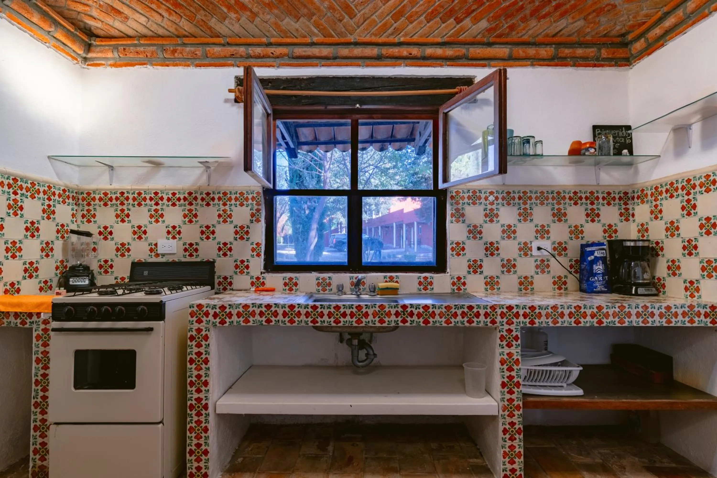 Kitchen or kitchenette in Atotonilco Hotel & Club