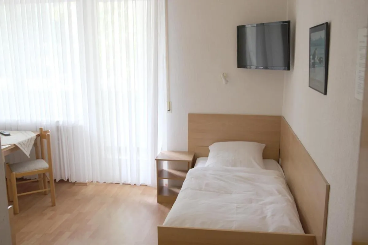 Bed in Hotel Cherusker Hof