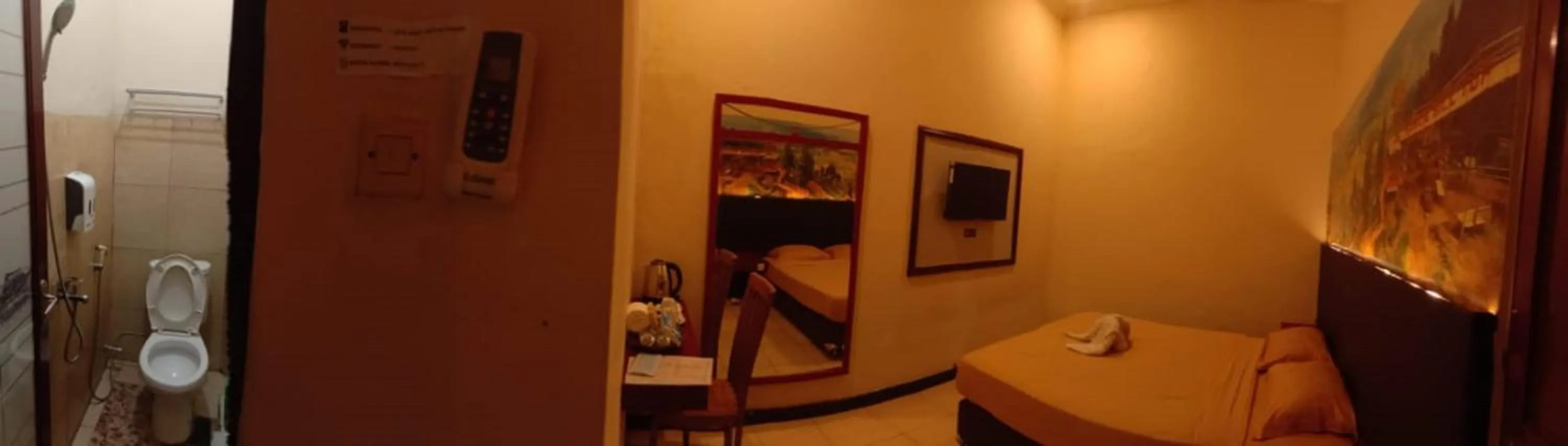 Bed in Dya Hotel Boyolali