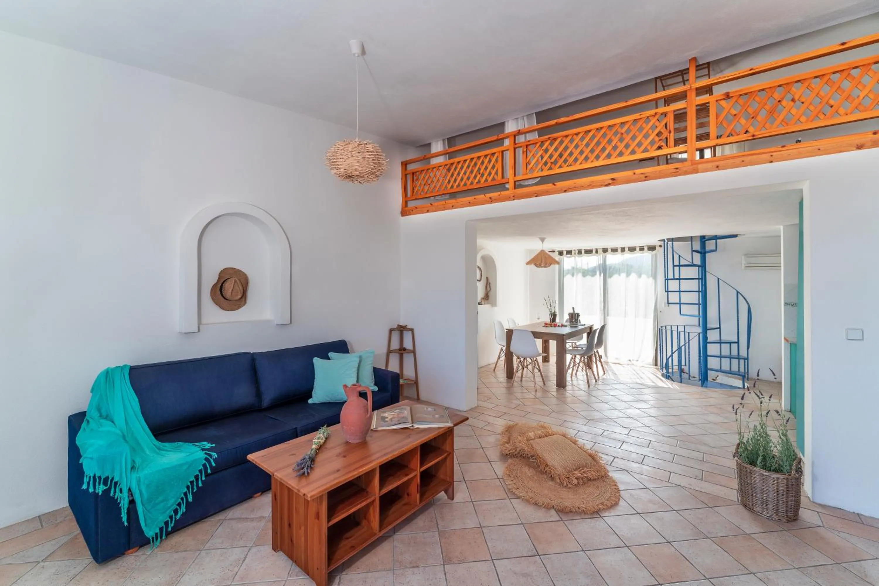 Living room in Eco Beach And Magic Garden Hotel