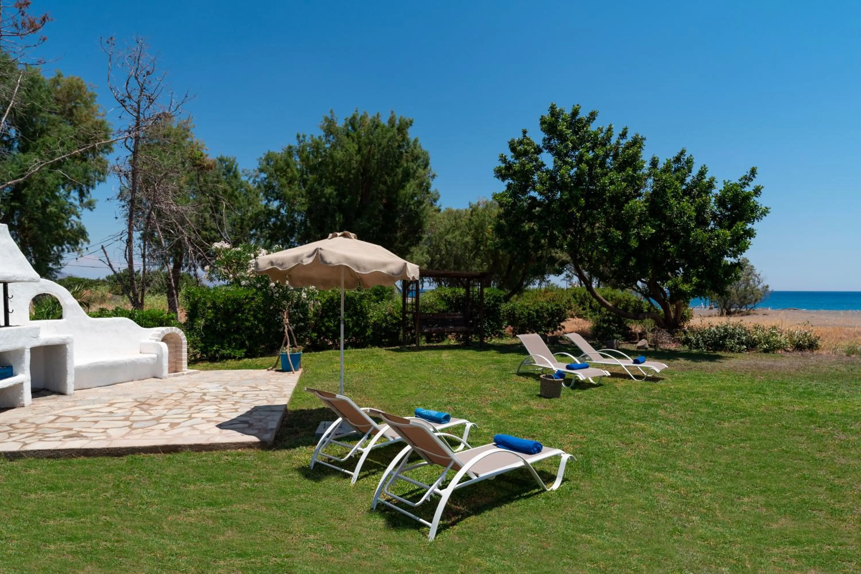 Patio in Eco Beach And Magic Garden Hotel