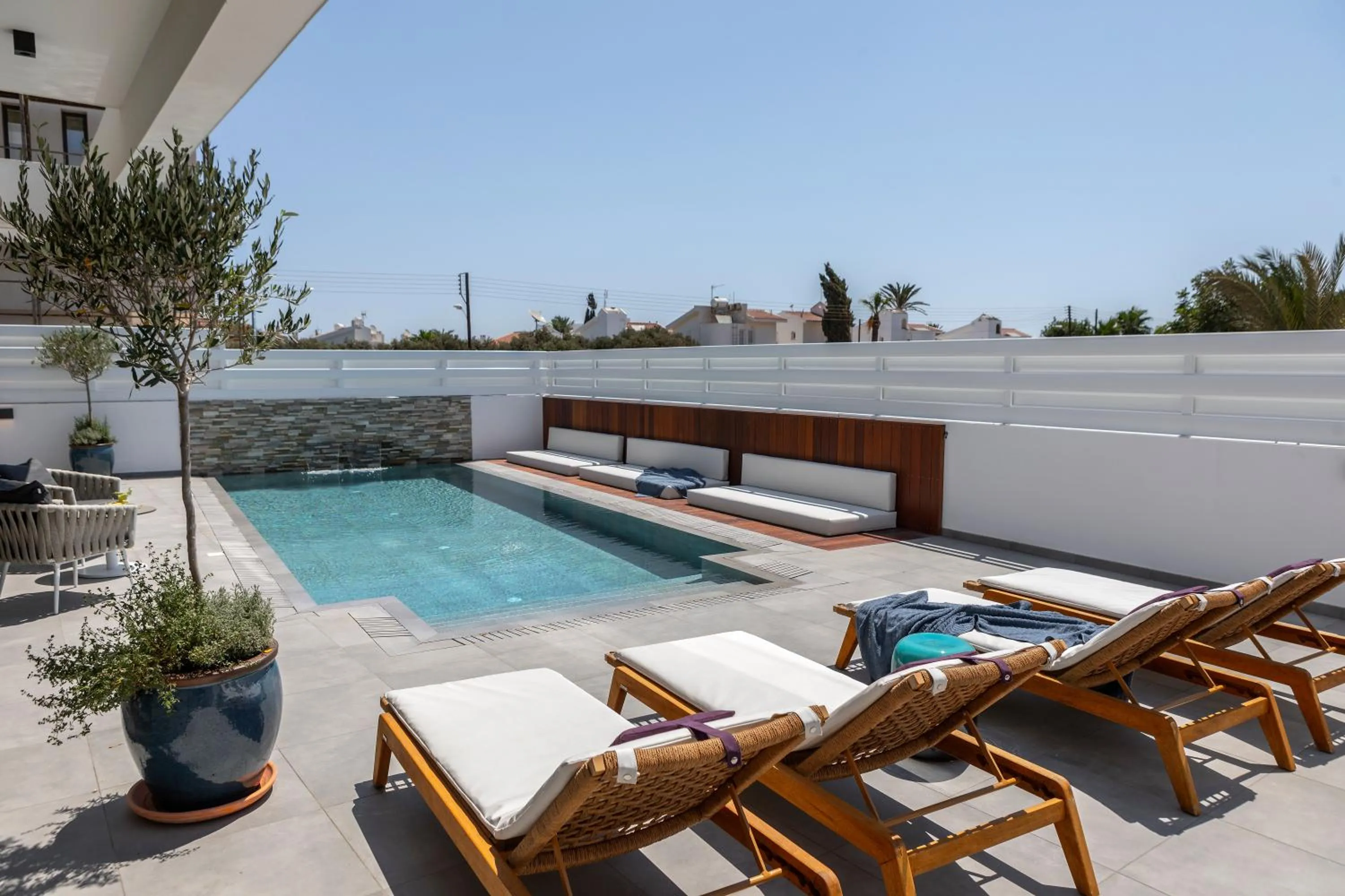 Swimming pool in Chris Le Mare Gold Luxury Villa