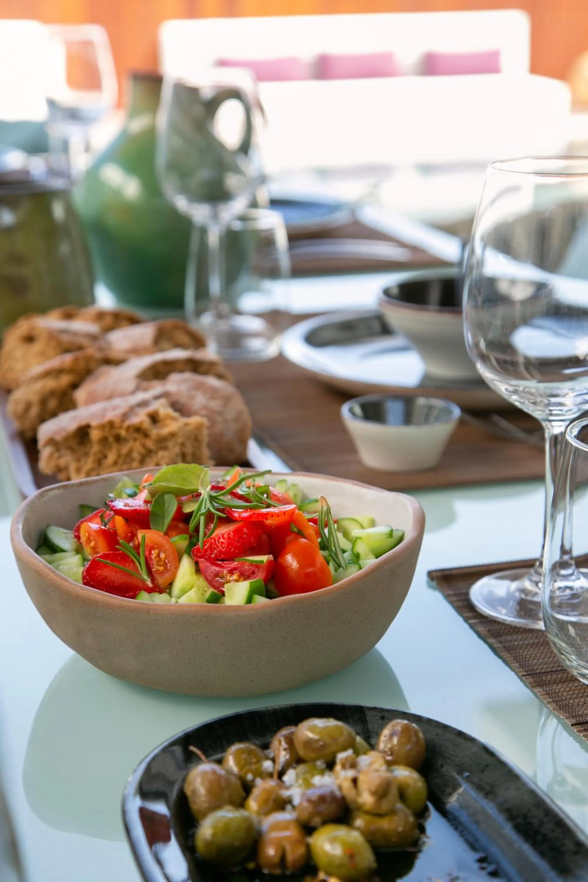 Dining area in Chris Le Mare Gold Luxury Villa
