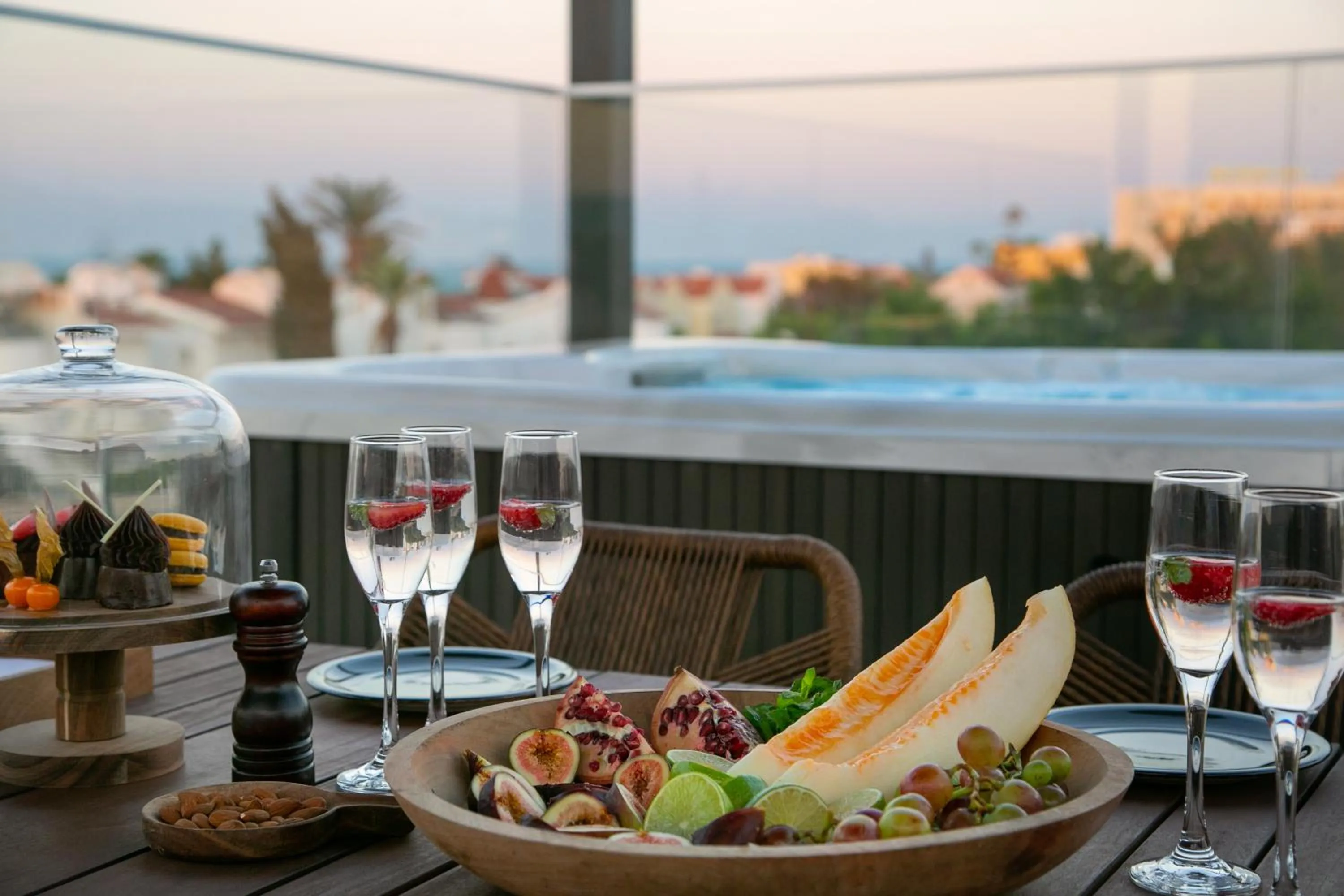 Hot Tub in Chris Le Mare Gold Luxury Villa
