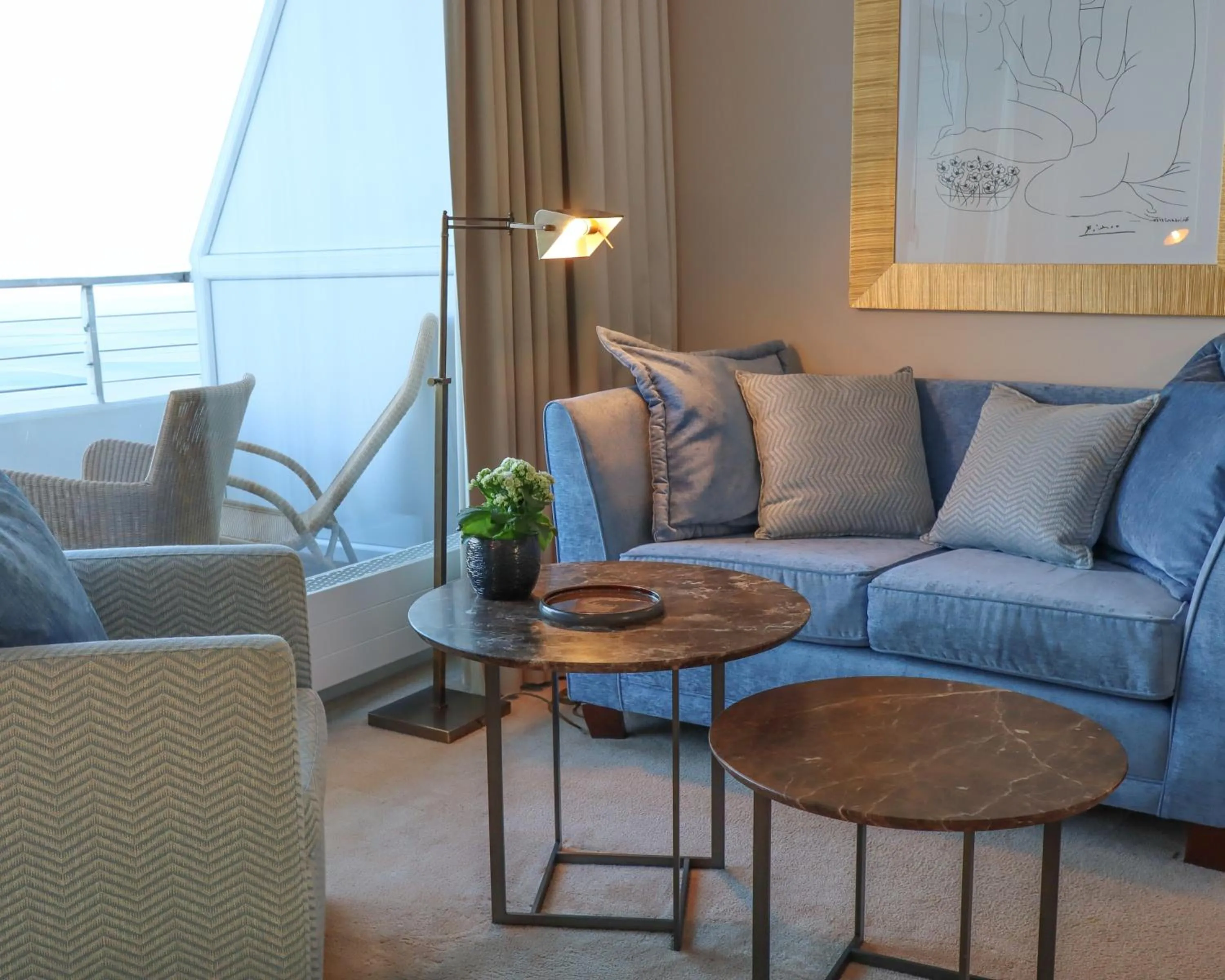 Living room in Grand Hotel Seeschlösschen Sea Retreat & SPA