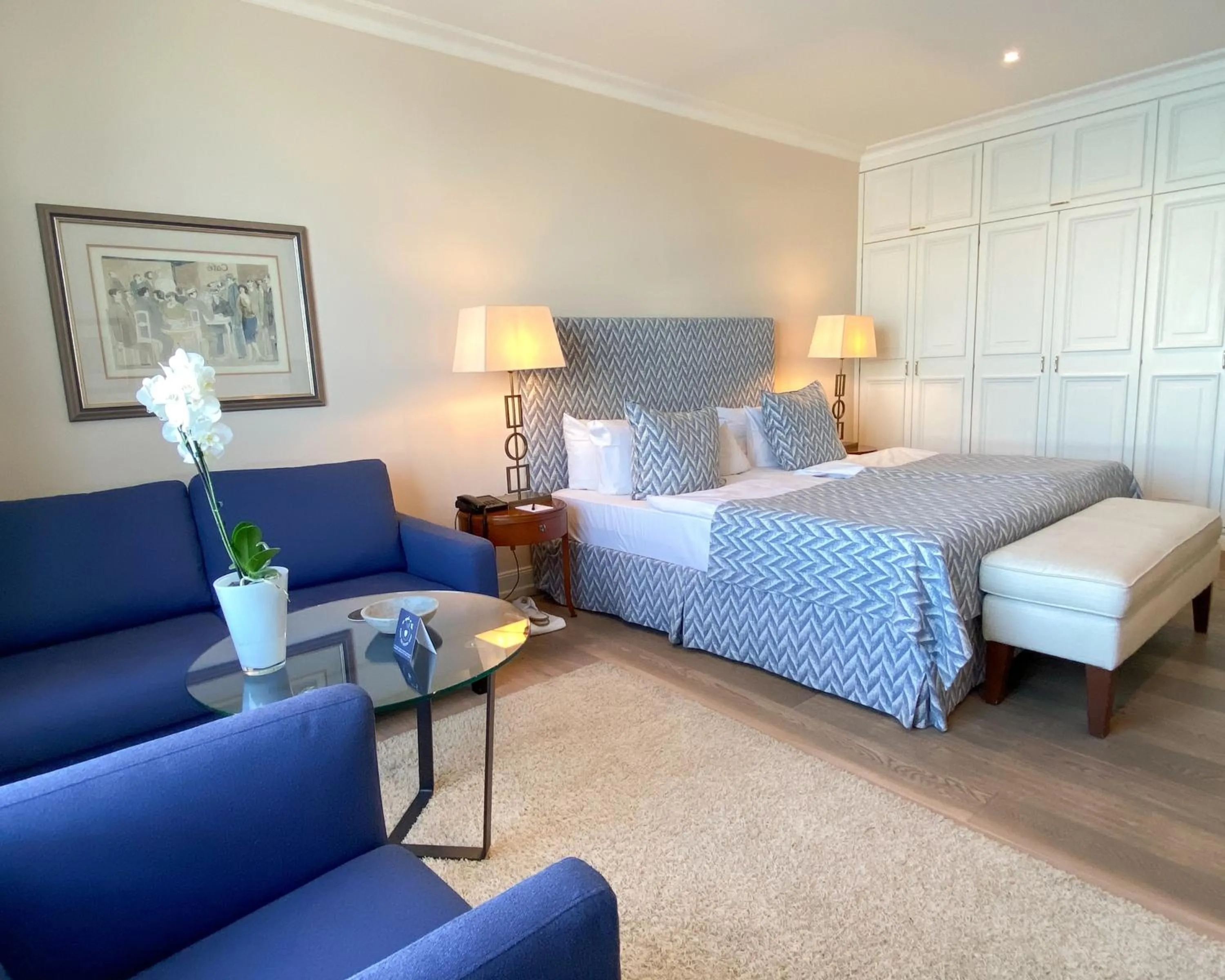 Bed in Grand Hotel Seeschlösschen Sea Retreat & SPA