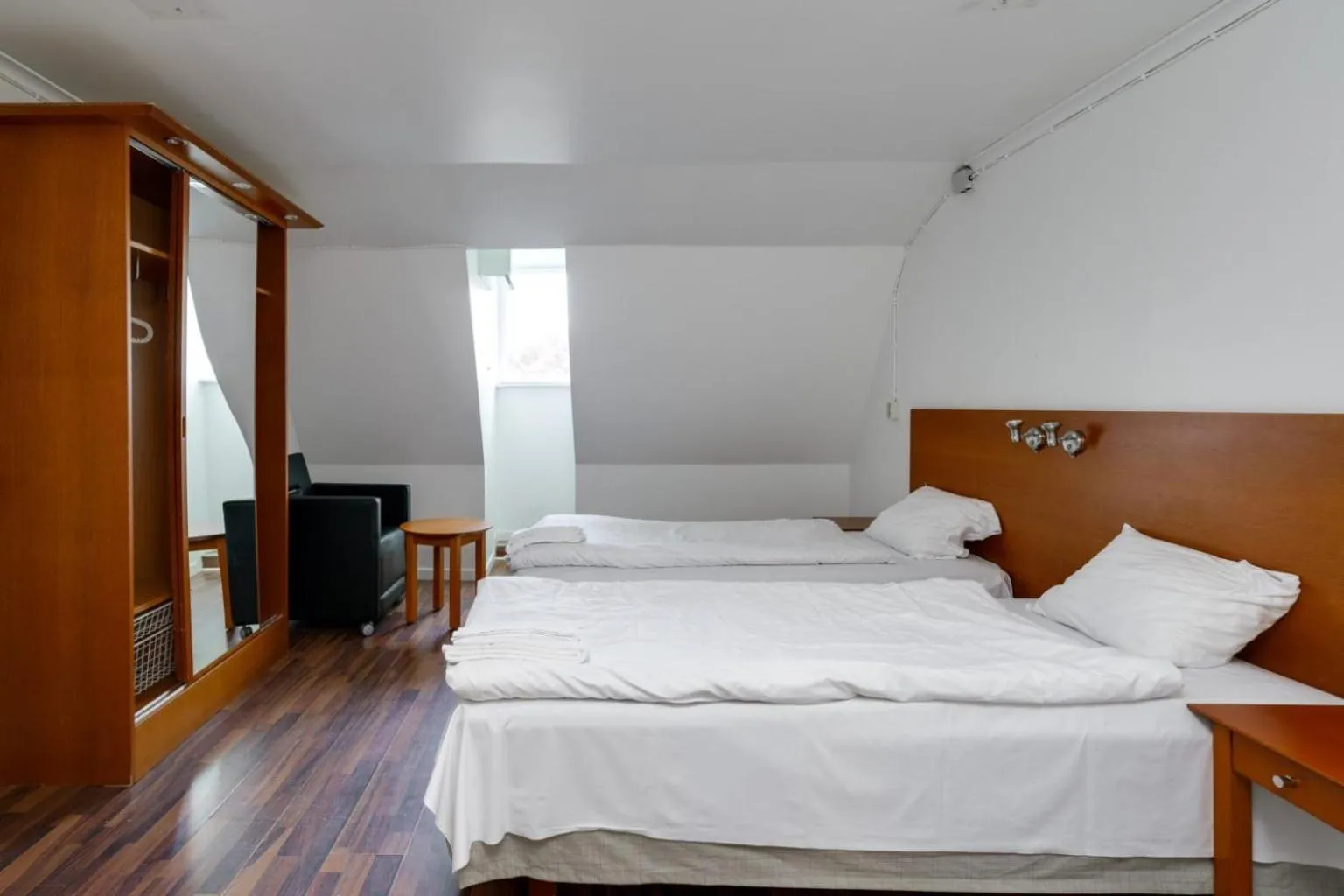 Bedroom, Bed in Hotell Hof