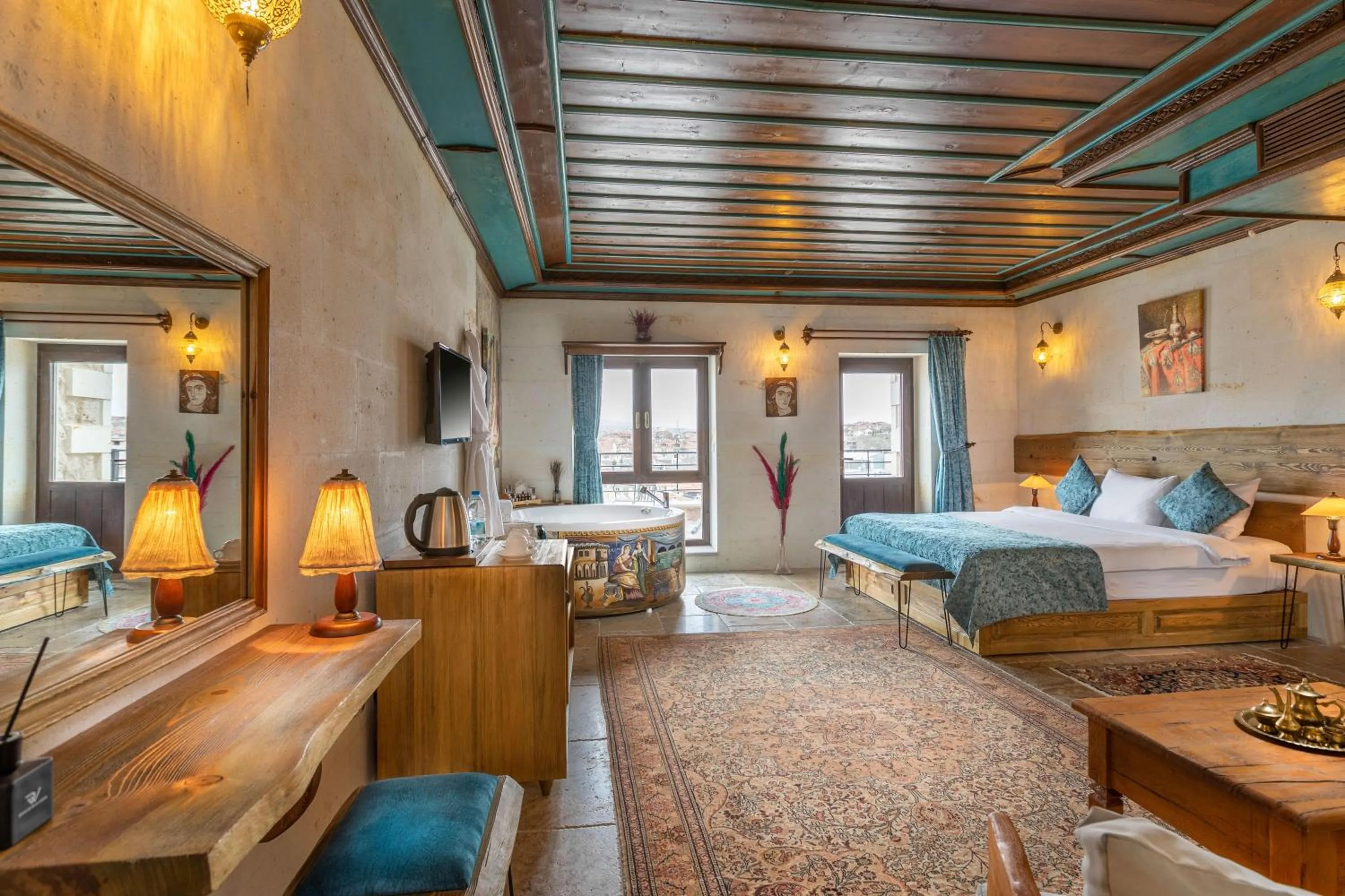 Photo of the whole room, Bed in Cappadocia Acer Cave Hotel