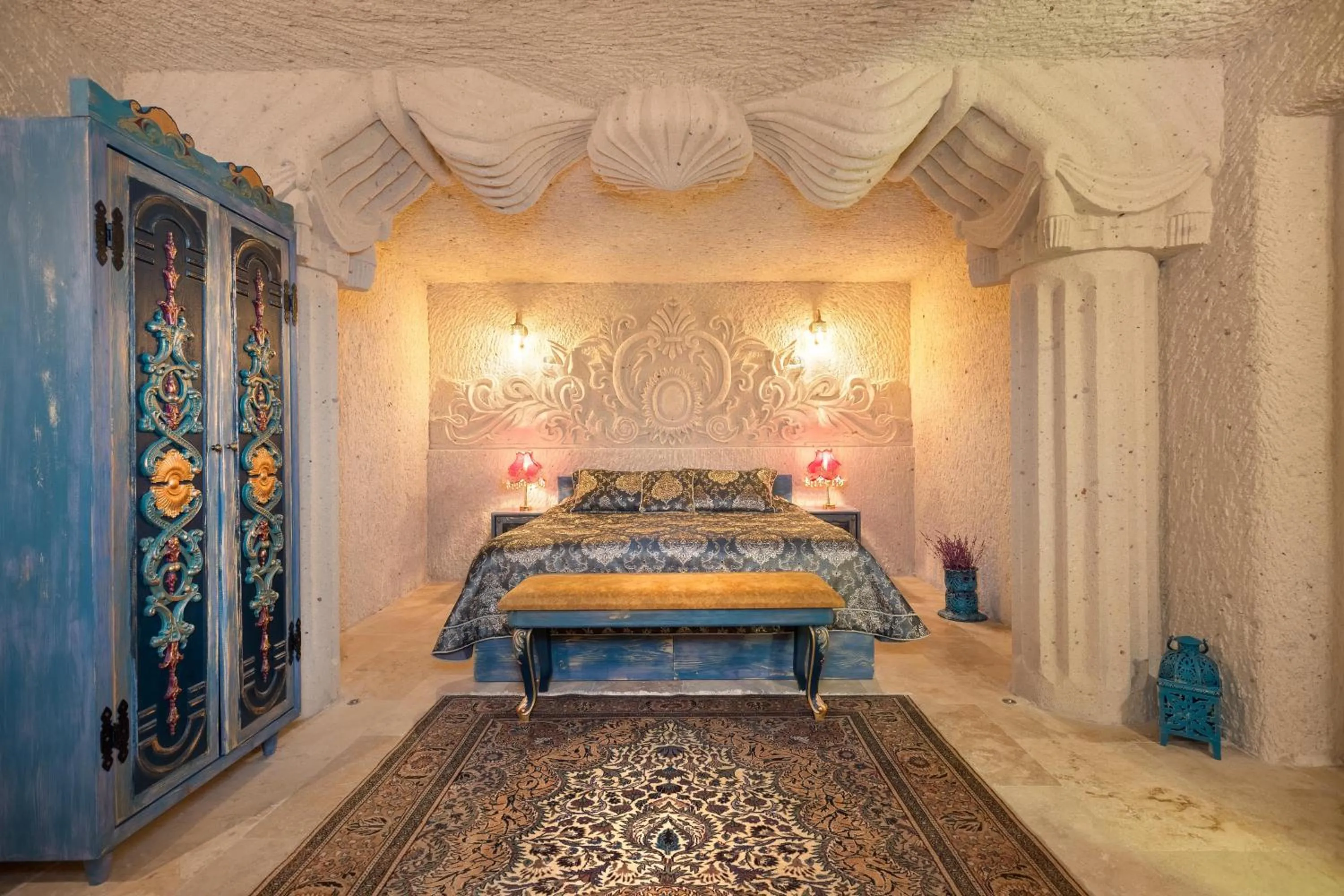 Photo of the whole room, Bed in Cappadocia Acer Cave Hotel