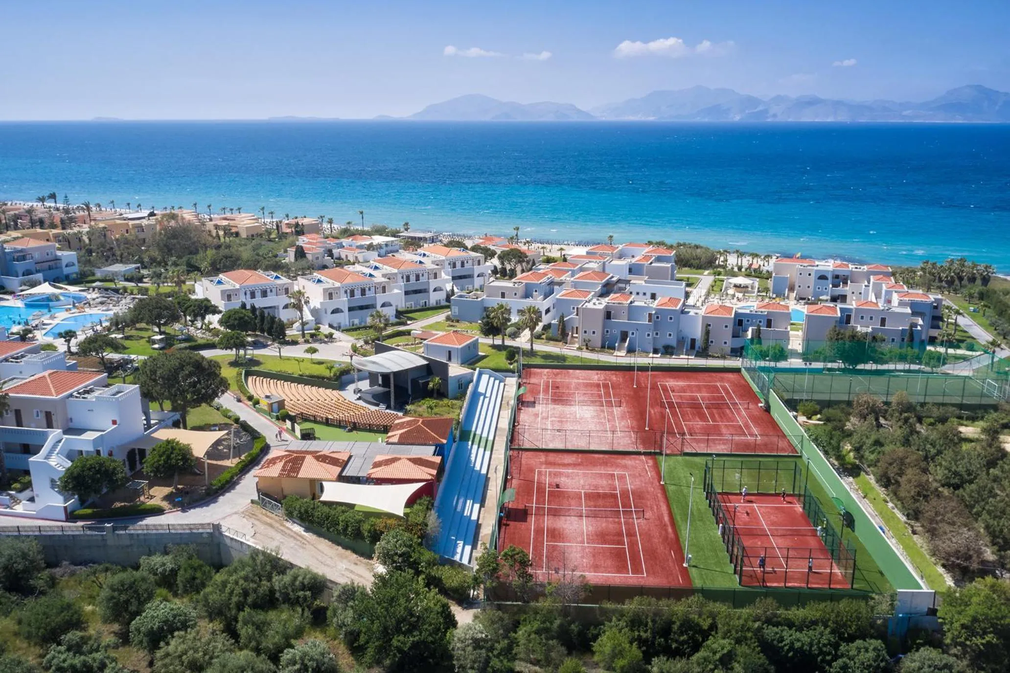 Garden in Atlantica Marmari Palace