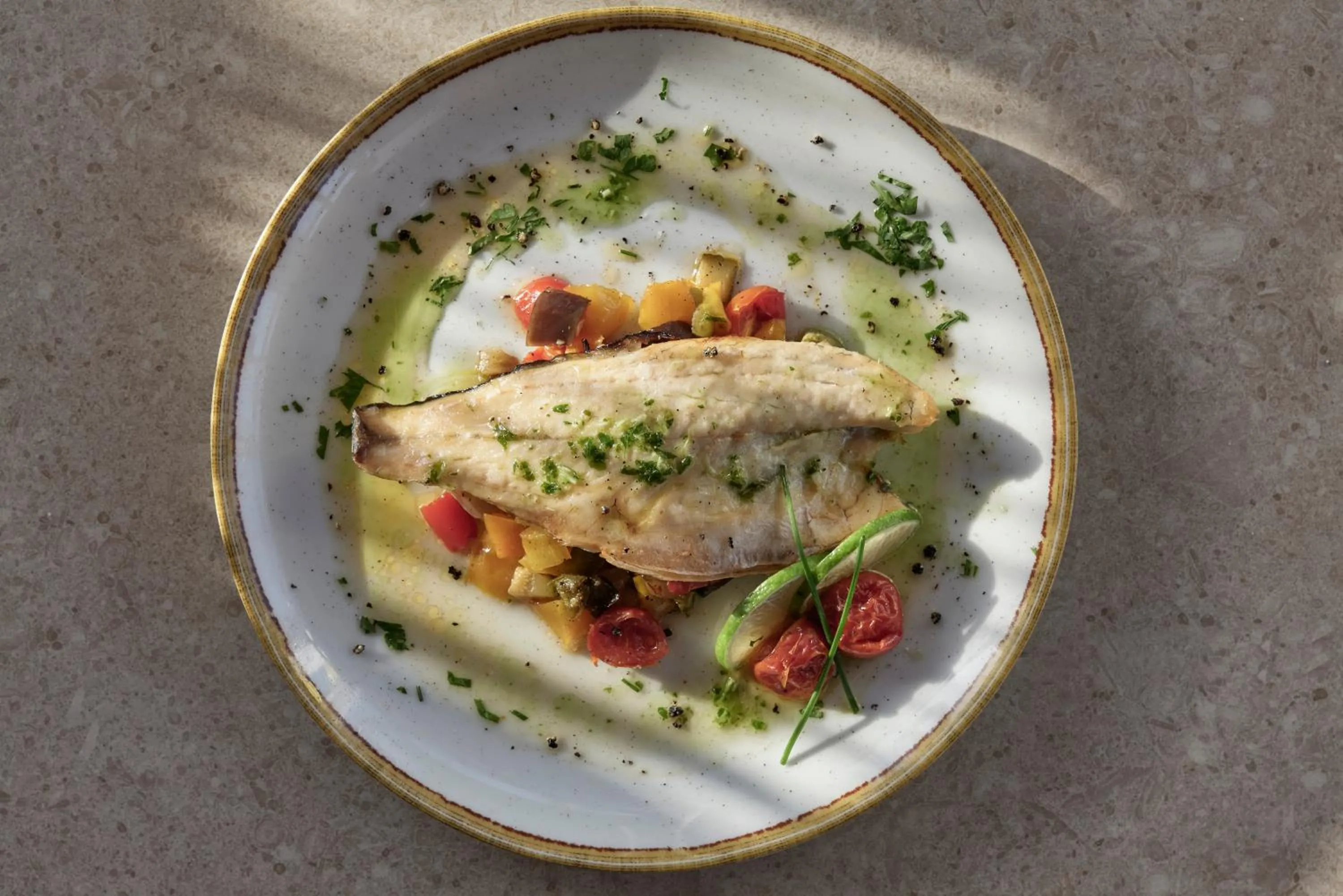 Food in Atlantica Marmari Palace