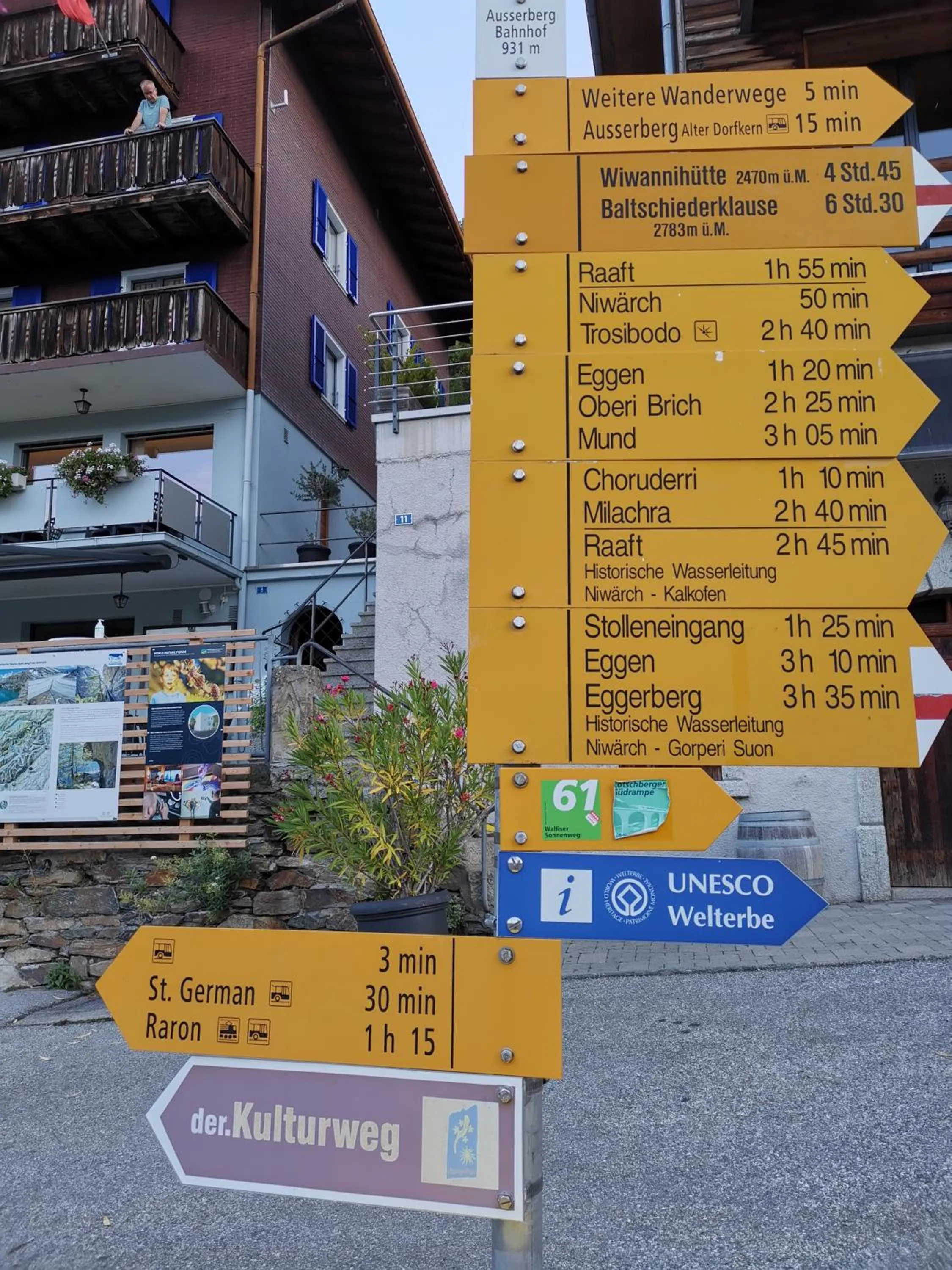VISP erblick H O T E L AUSSERBERG Early & Late Check-in