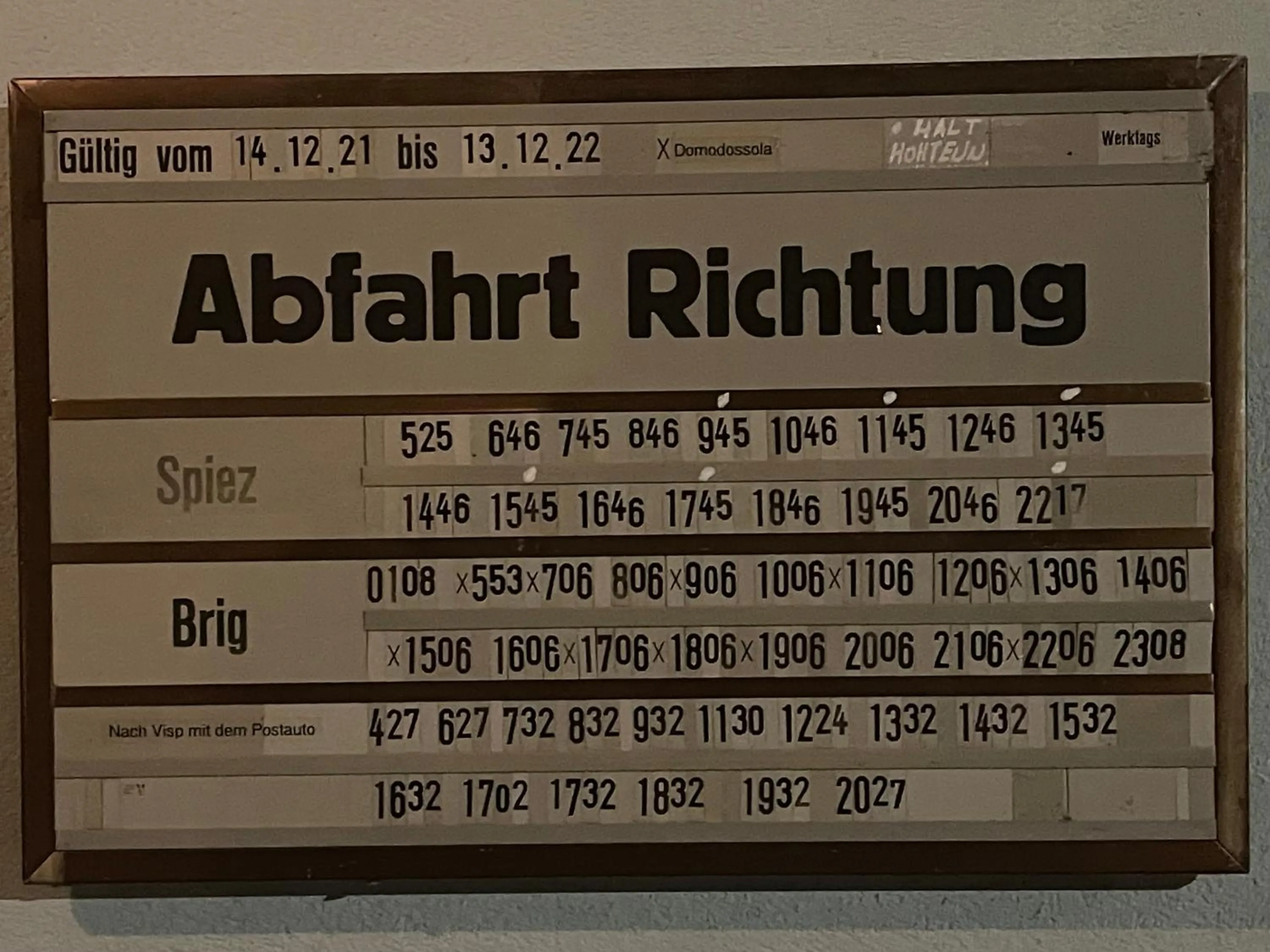 VISP erblick H O T E L AUSSERBERG Early & Late Check-in