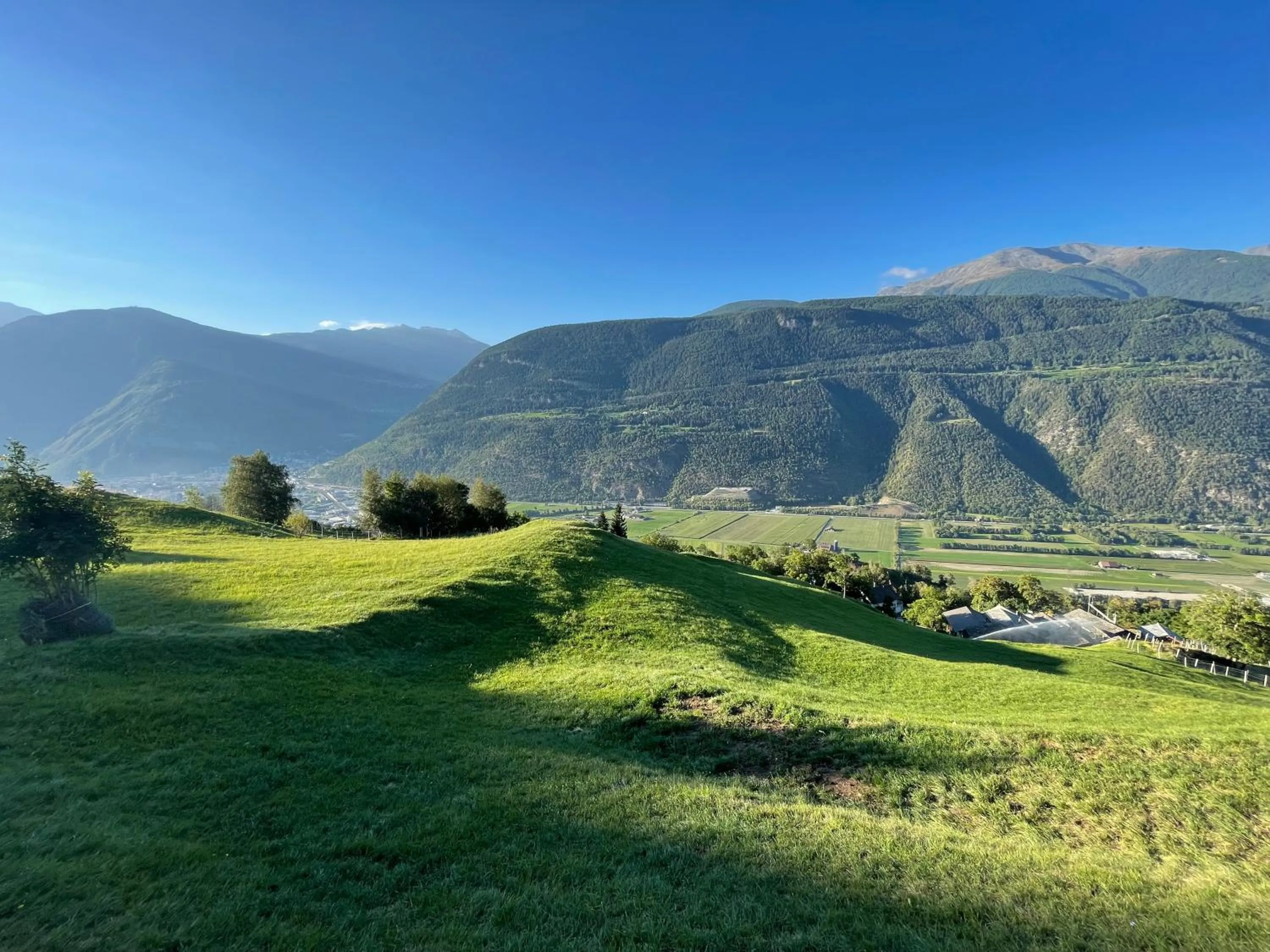 Balcony/Terrace in VISP erblick H O T E L AUSSERBERG Early & Late Check-in