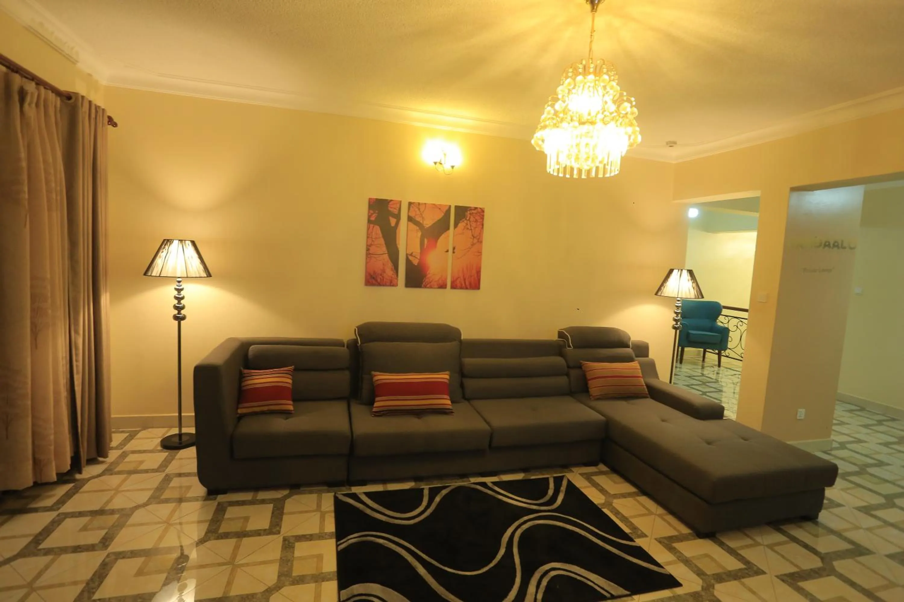 Living room in Precious Villas Lubowa