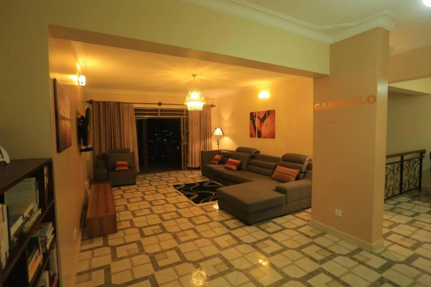 Communal lounge/ TV room in Precious Villas Lubowa