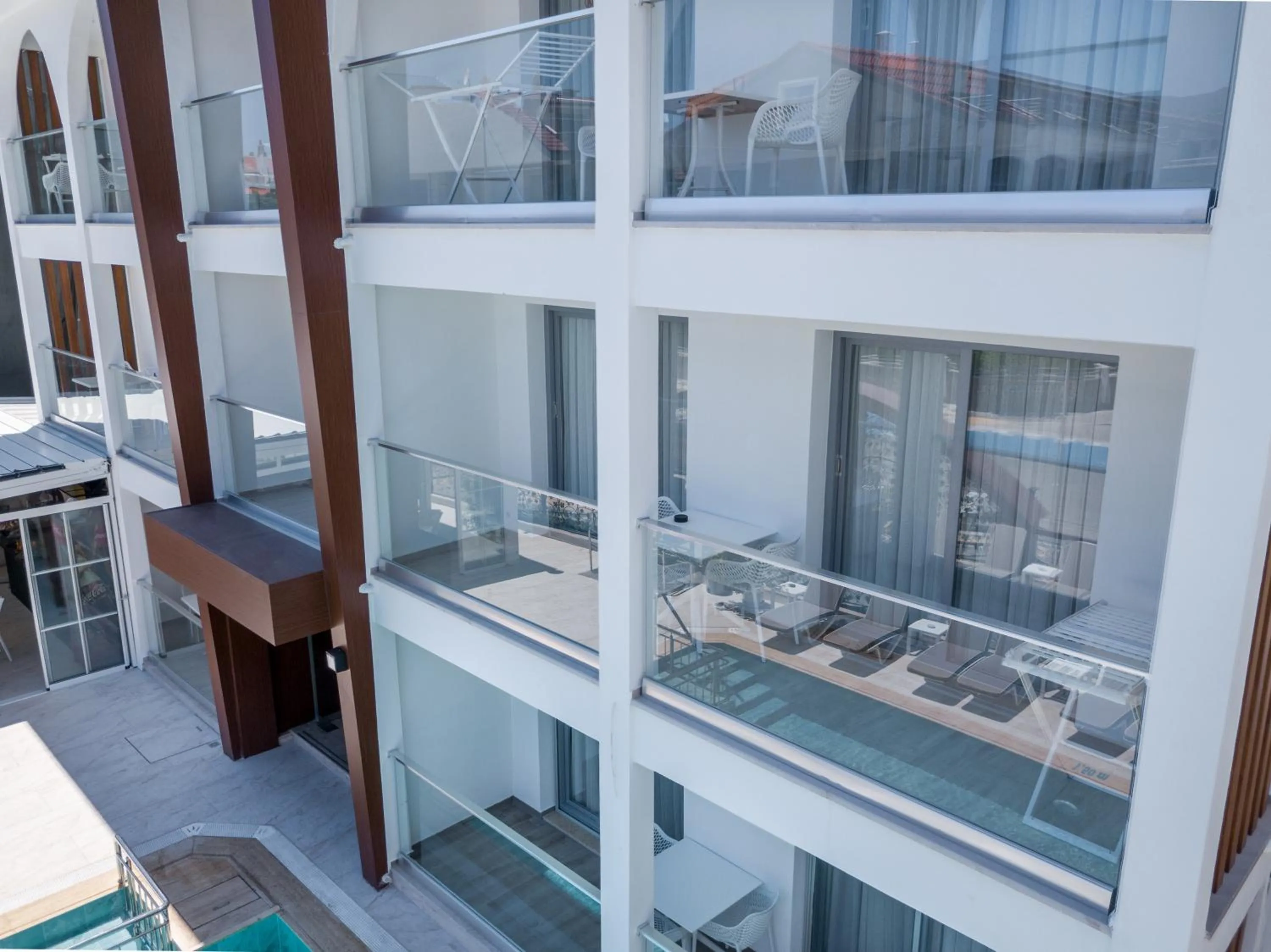 Balcony/Terrace in Princess Kinli Suites Hotel