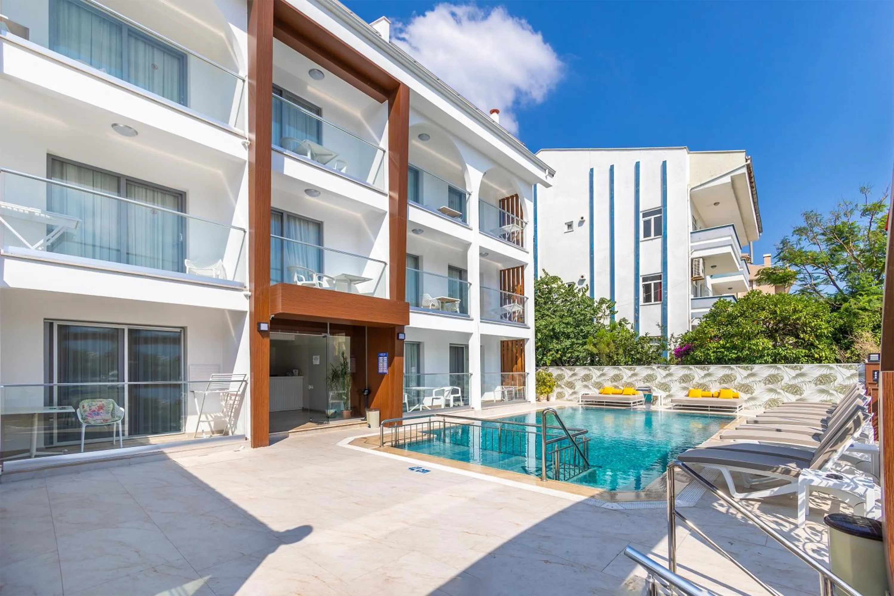 Property building in Princess Kinli Suites Hotel