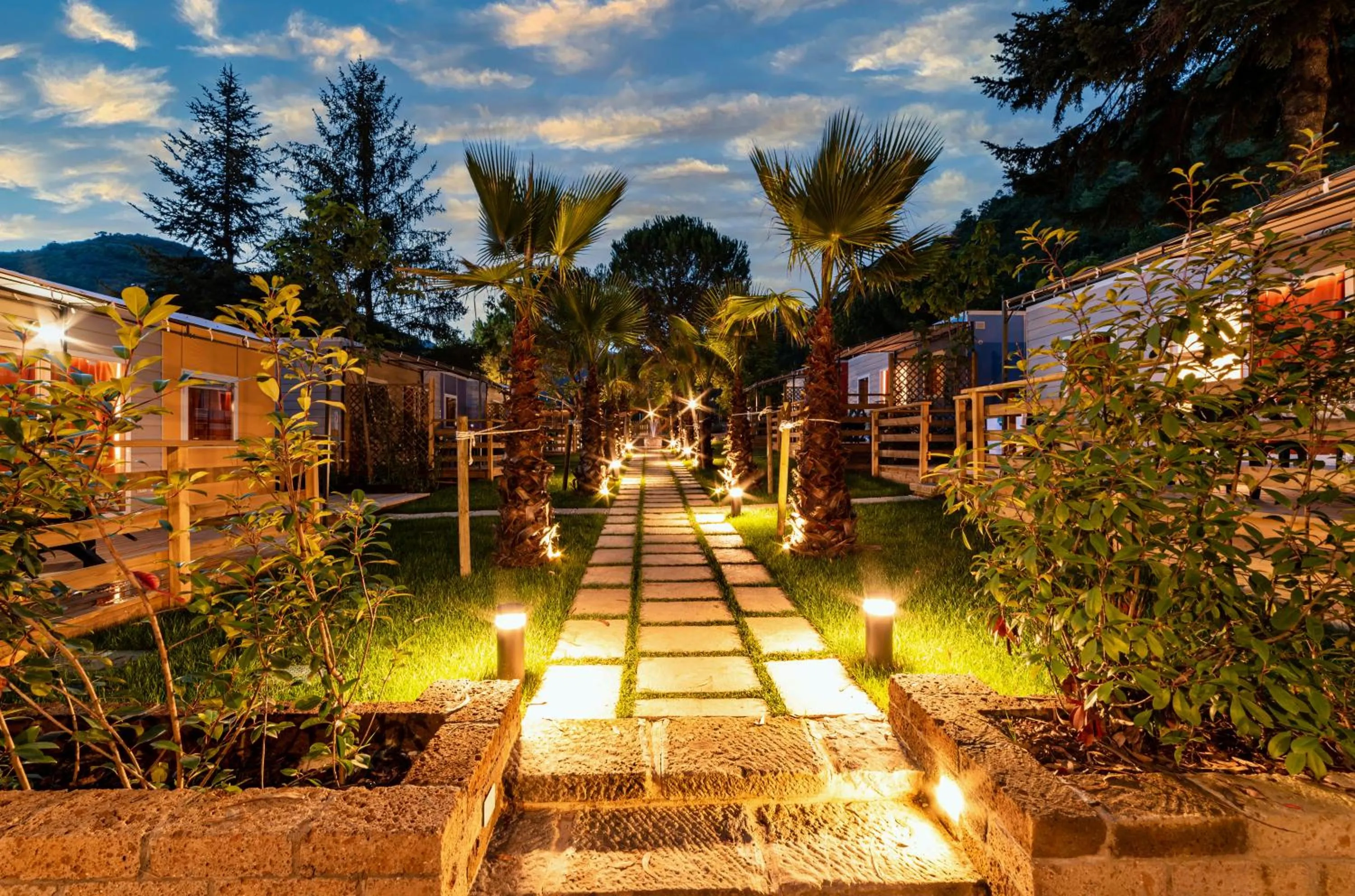 Garden in Delle Rose Camping & Glamping Village