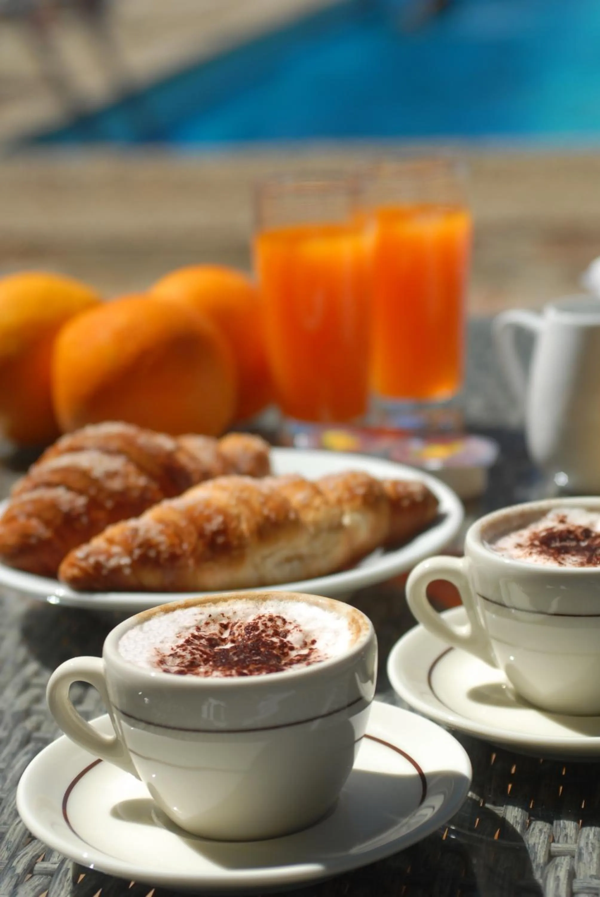 Italian breakfast in Delle Rose Camping & Glamping Village