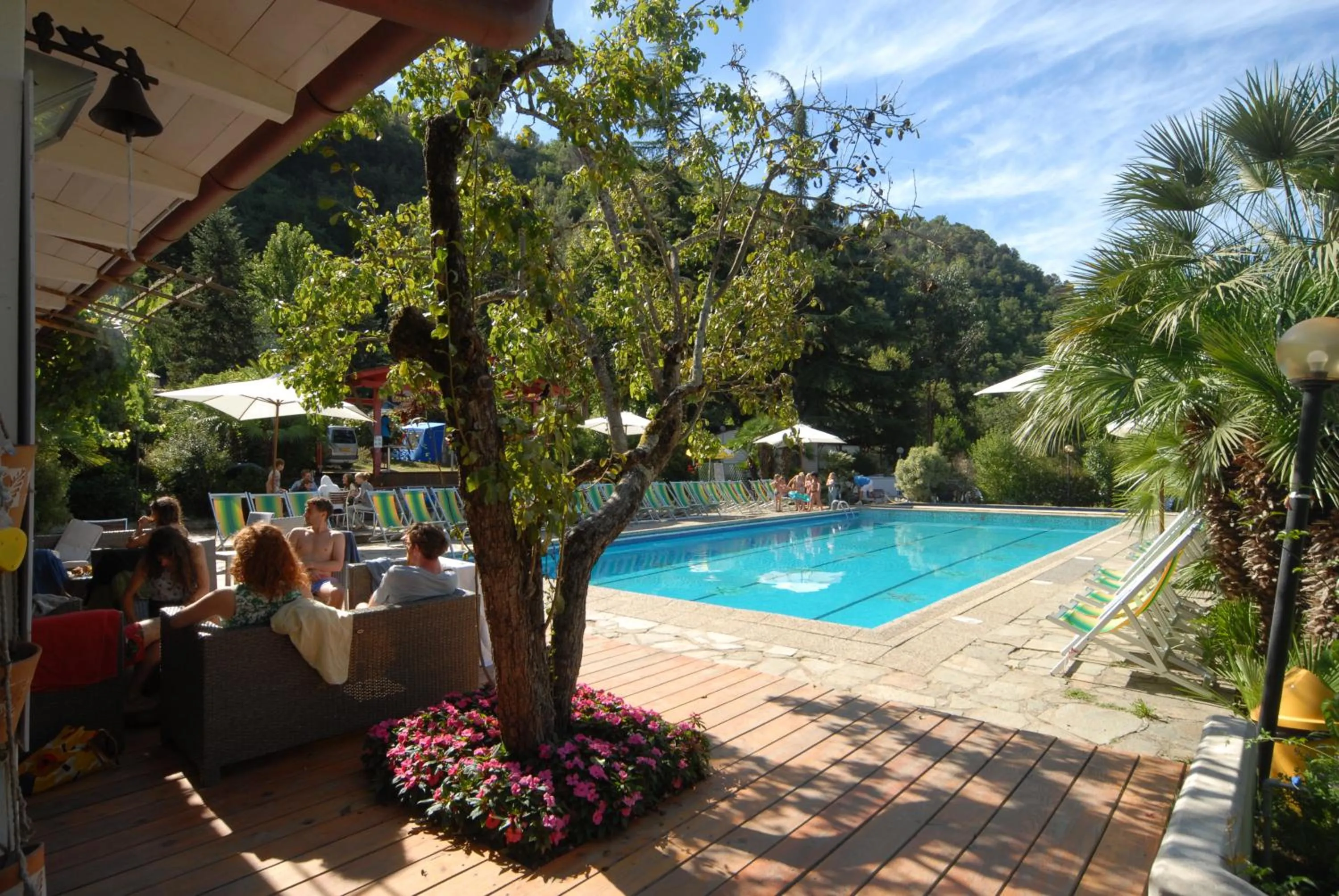 Pool view in Delle Rose Camping & Glamping Village