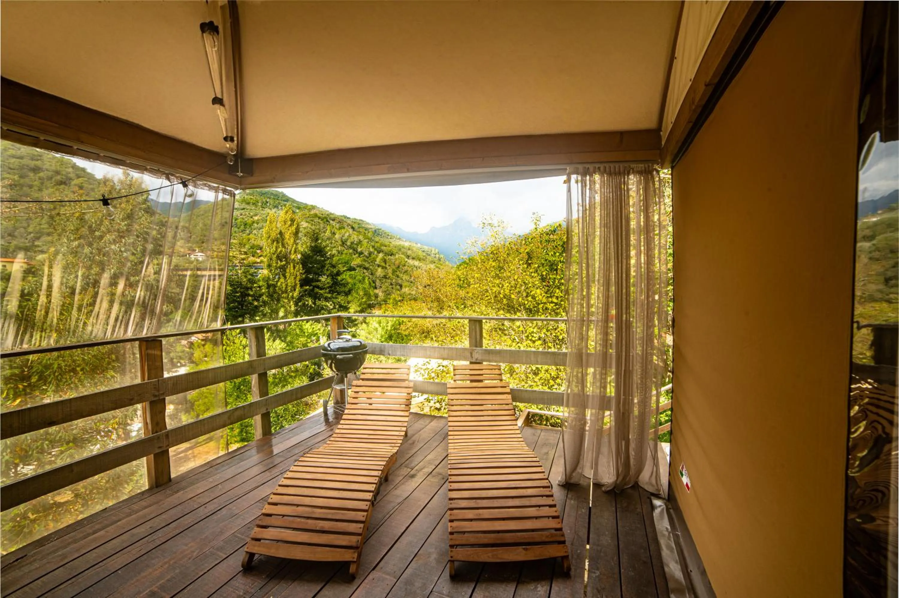 Balcony/Terrace in Delle Rose Camping & Glamping Village