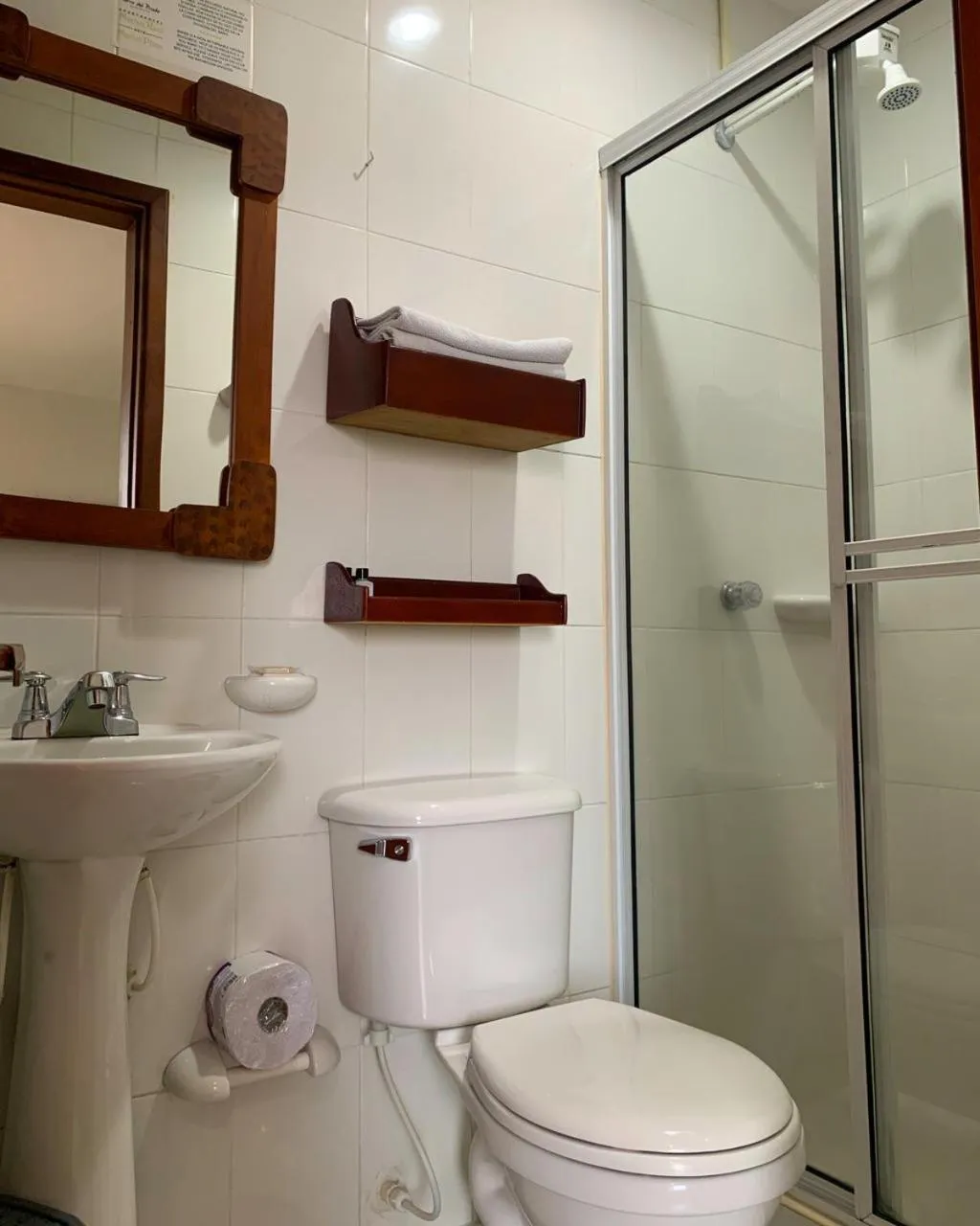 Bathroom in Hotel Torre del Prado