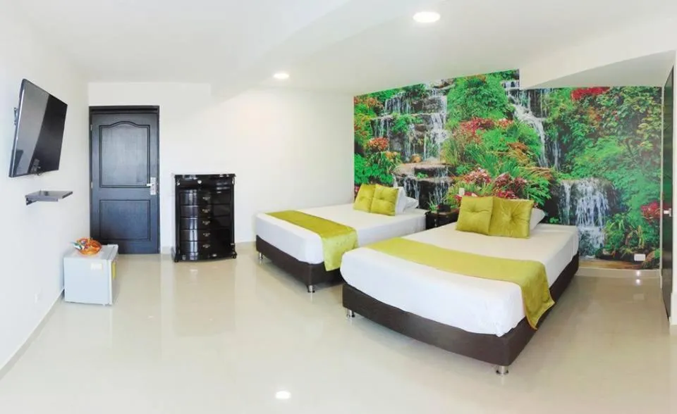 Bed in Hotel Jardines del Caney