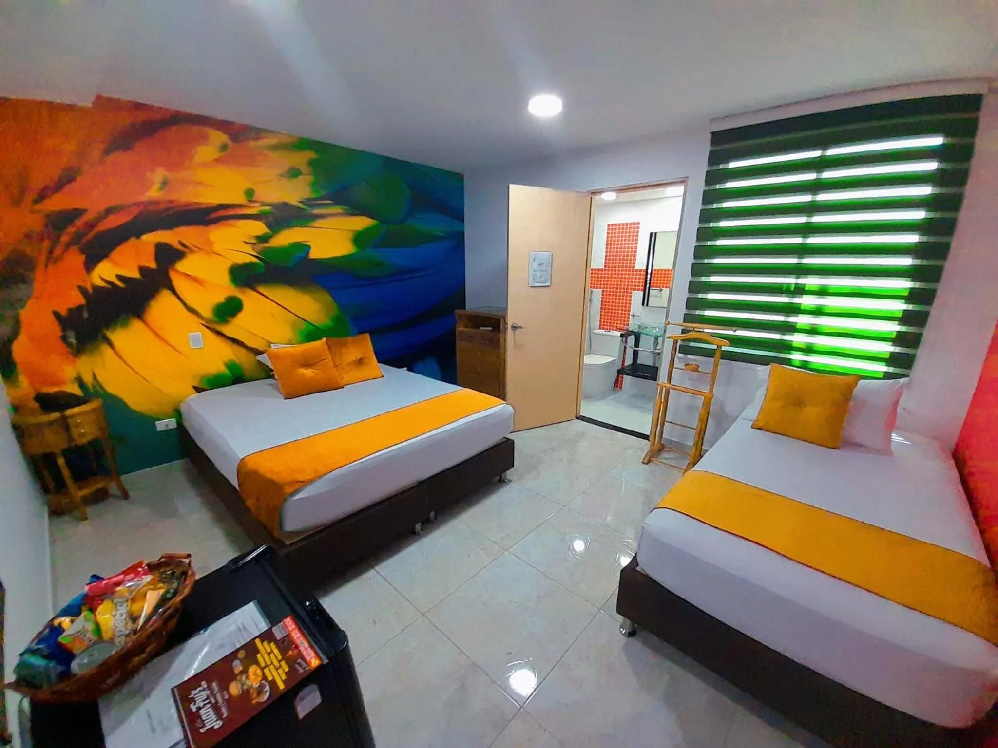 Bed in Hotel Jardines del Caney