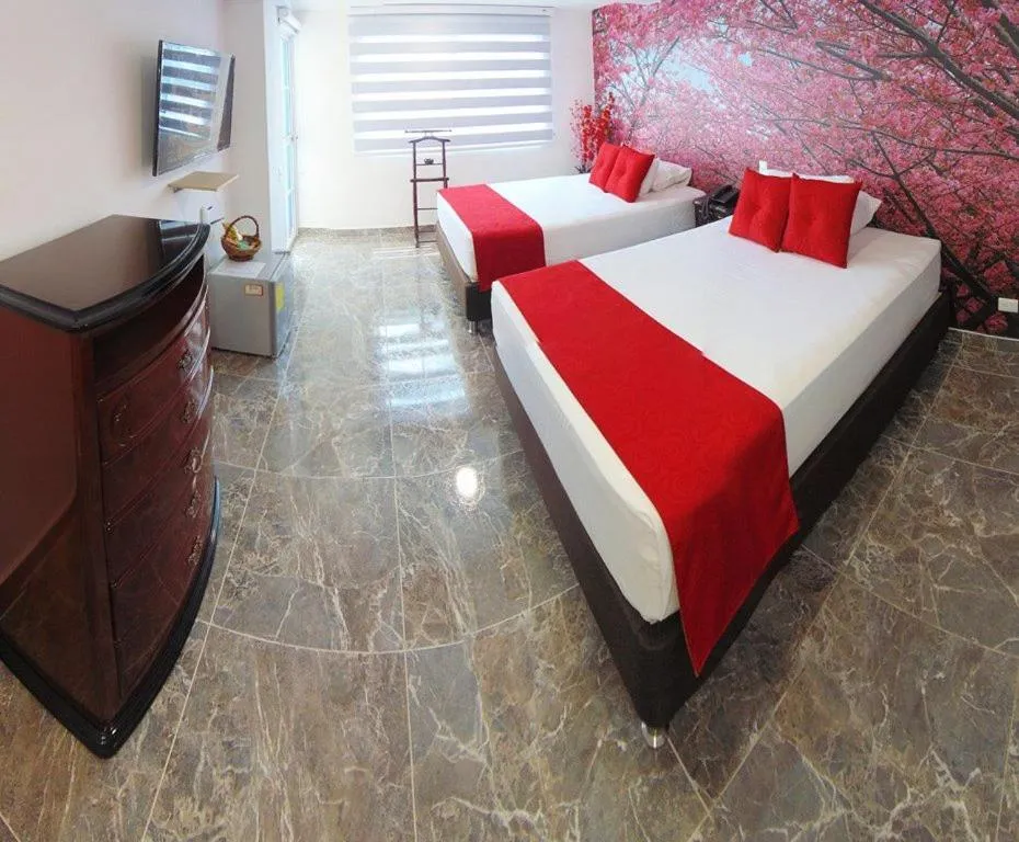 Bed in Hotel Jardines del Caney