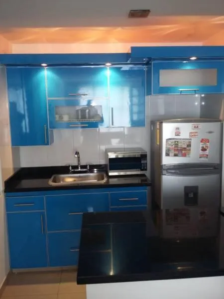 Kitchen or kitchenette in Hotel Jardines del Caney