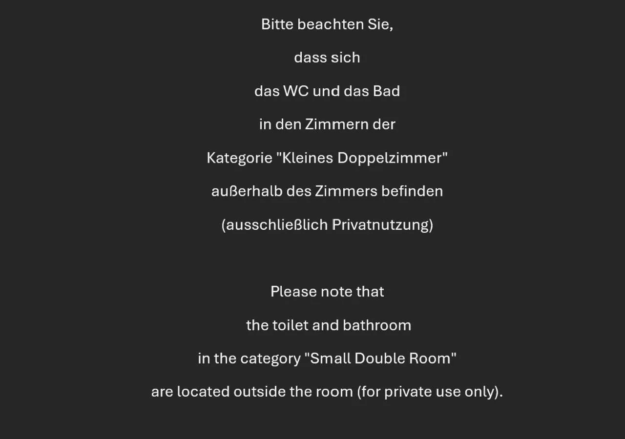 Shower in Berggasthof zur Todtnauer Hütte